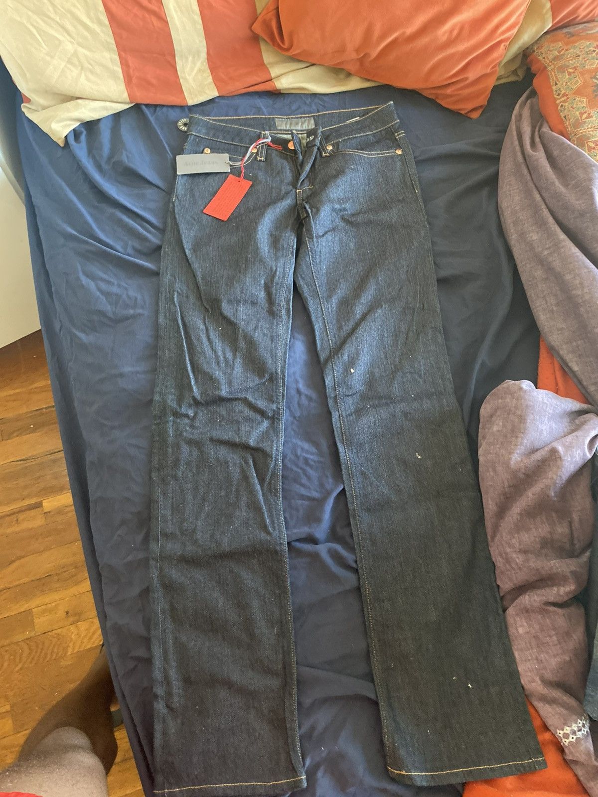 Acne Studios Vintage Acne Jeans “Mic Rigid”- 27/32 - Raw Denim Size 27" / US 4 / IT 40 - 1 Thumbnail