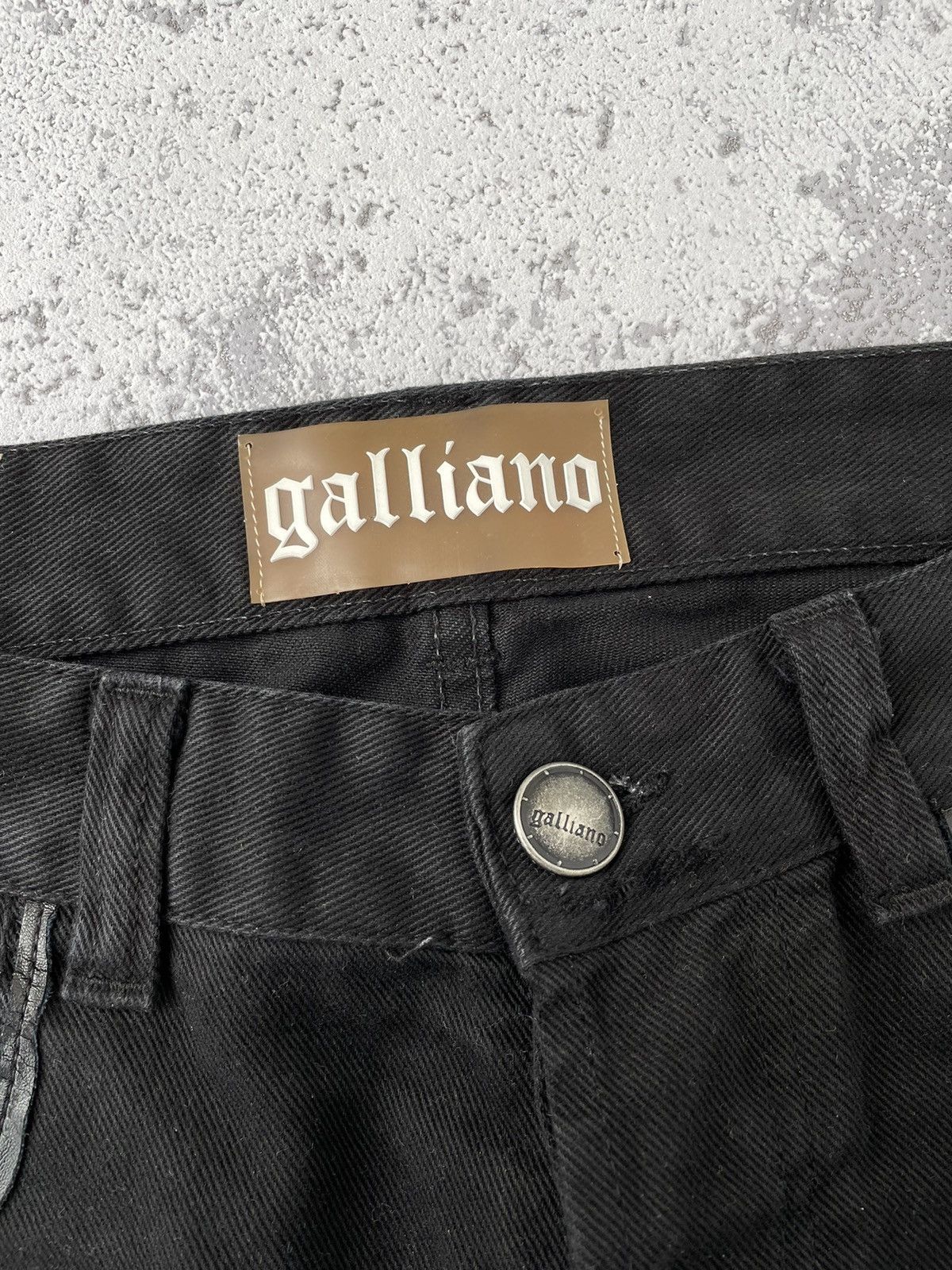 John Galliano Rare❗️John Galliano Distressed Denim Pants Size US 32 / EU 48 - 6 Thumbnail