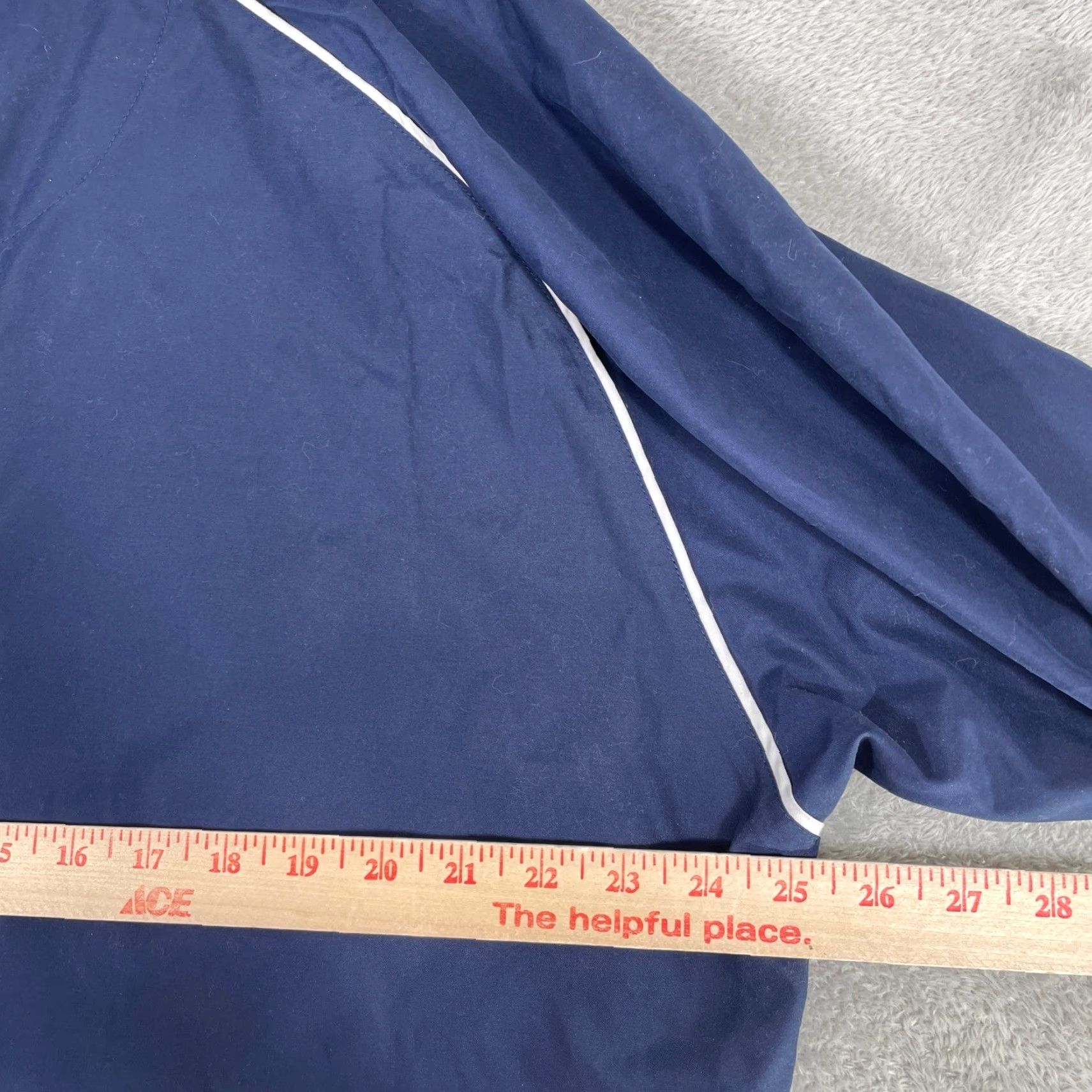 Reebok VINTAGE Reebok Dallas Cowboys Windbreaker Mens XL Navy Blue Pullover V-Neck Y2K NFL Jacket Size US XL / EU 56 / 4 - 7 Thumbnail