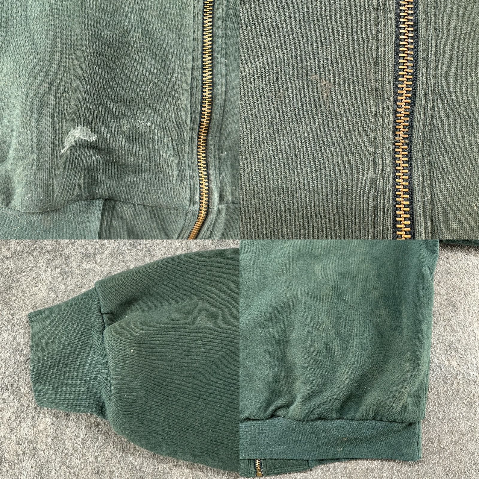 Vintage VINTAGE Cabela's Hoodie Men L Green Full Zip Cotton Thermal Lined Heavyweight 90s Size US L / EU 52-54 / 3 - 8 Thumbnail