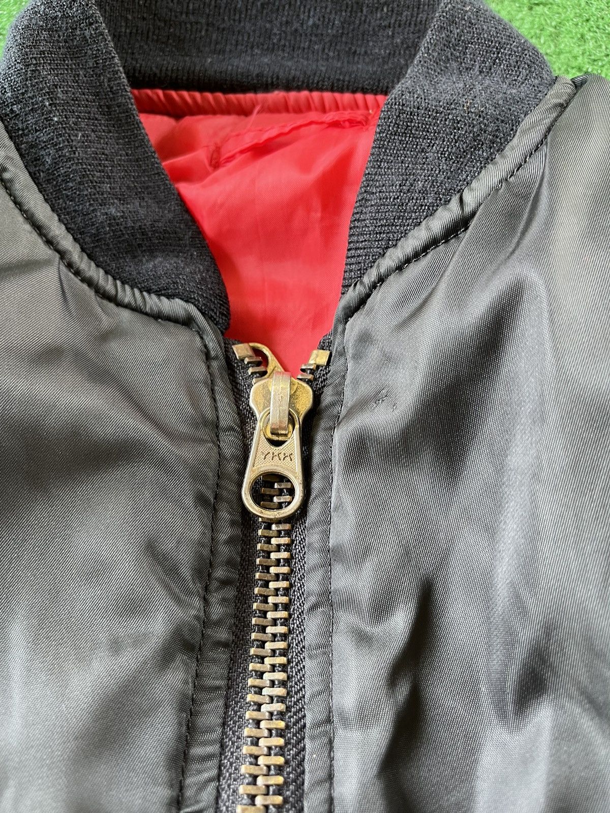 Naval Clothing Factory 🔥RARE Vintage Naval Air Force Embroidery Bomber Jacket Size US L / EU 52-54 / 3 - 7 Thumbnail