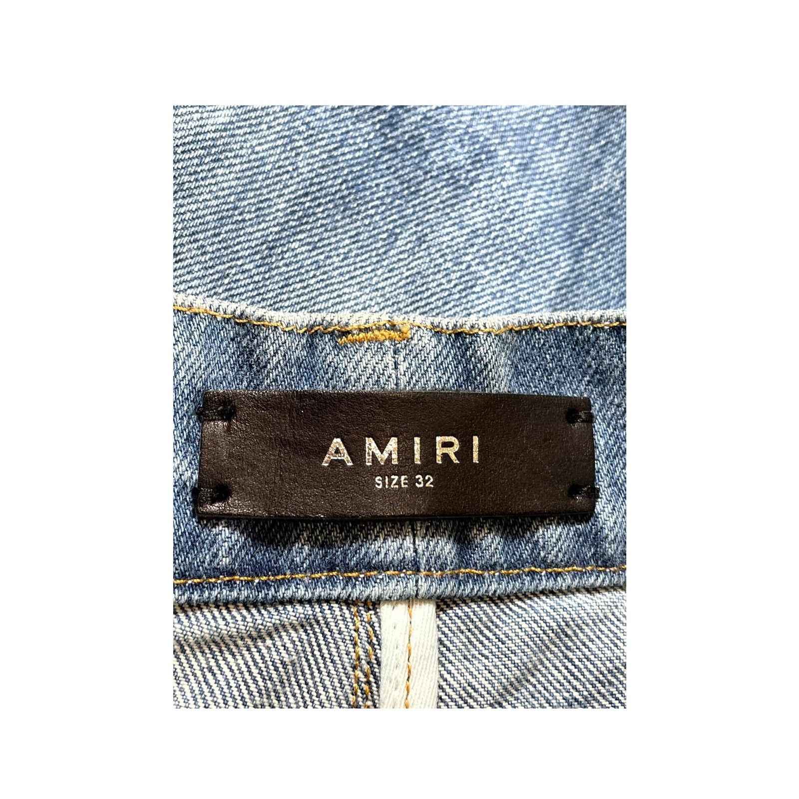 Purple Brand Amiri Straight Leg Denim Light Wash Jeans Size US 32 / EU 48 - 4 Thumbnail