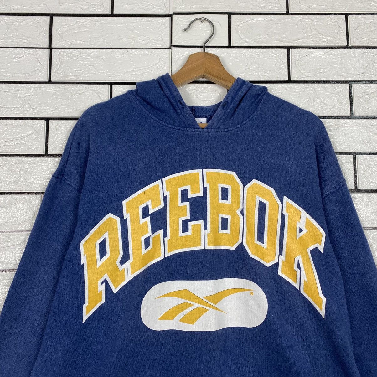 Vintage 📌Vintage Hoodie Sweatshirt Pull Over Reebok Big Logo Size US L / EU 52-54 / 3 - 13 Thumbnail