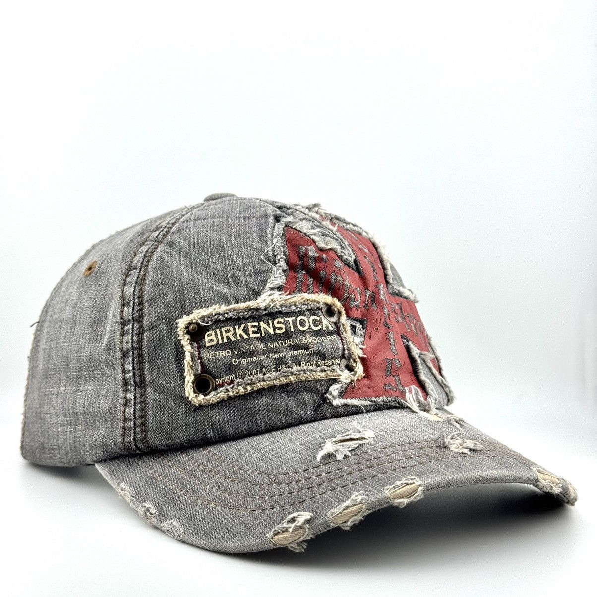 Birkenstock Vintage Birkenstock Distressed Y2K Cap - Retro Graphic Hat Size ONE SIZE - 4 Thumbnail