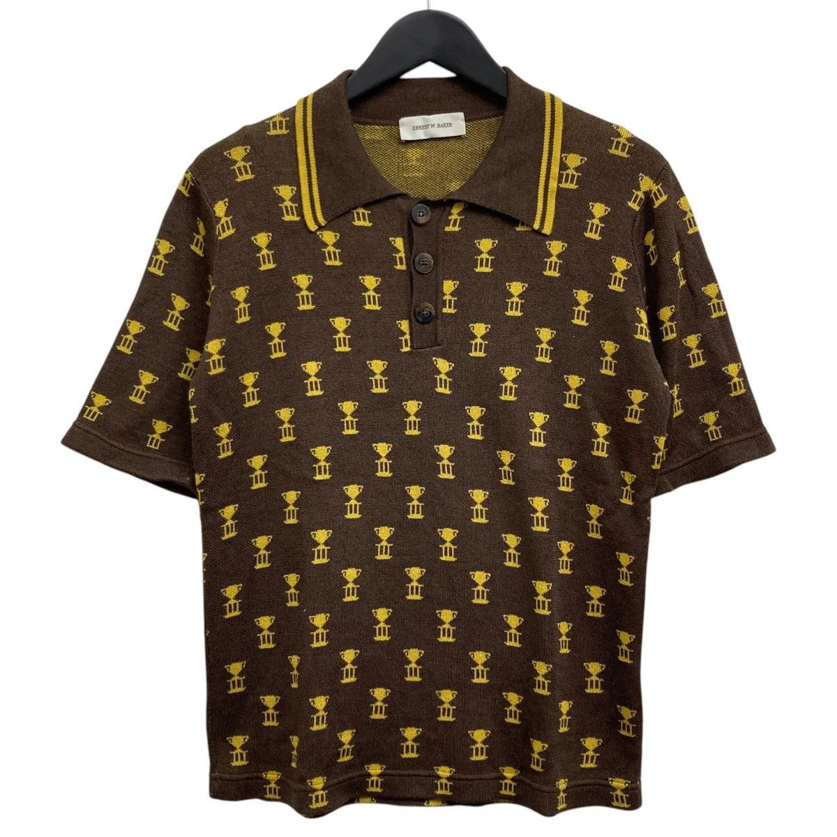 トップス ERNEST W.BAKER SS20 SIZE L Ernest W. Baker - Track Top in Black and Gold | Roden Gray