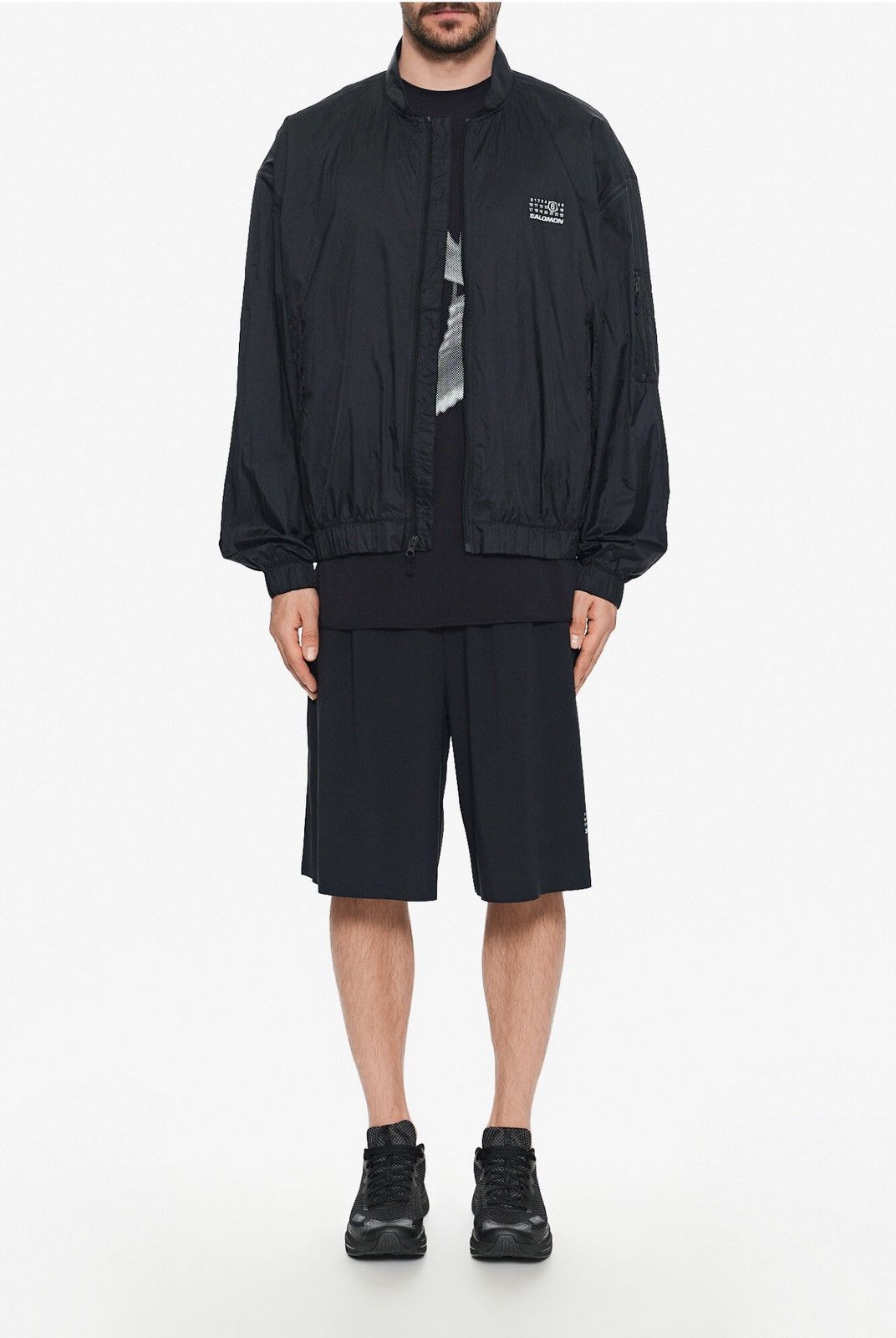 MM6 MM6 Maison Margiela x Salomon Black Bomber Jacket Size US M / EU 48-50 / 2 - 4 Thumbnail