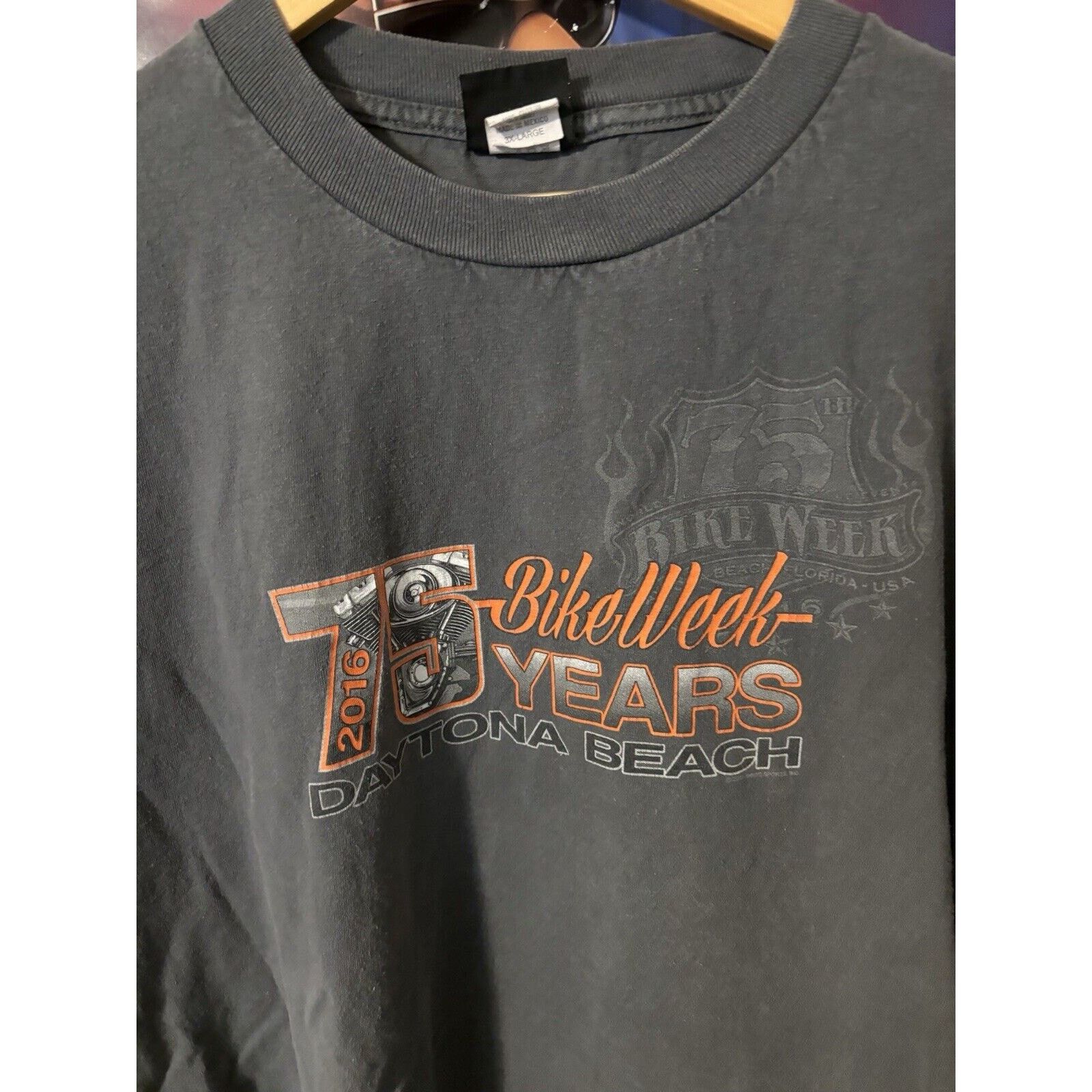 Harley Davidson vintage 75 Bikeweek years daytona harley davidson 3X shirt Size US XXL / EU 58 / 5 - 5 Thumbnail