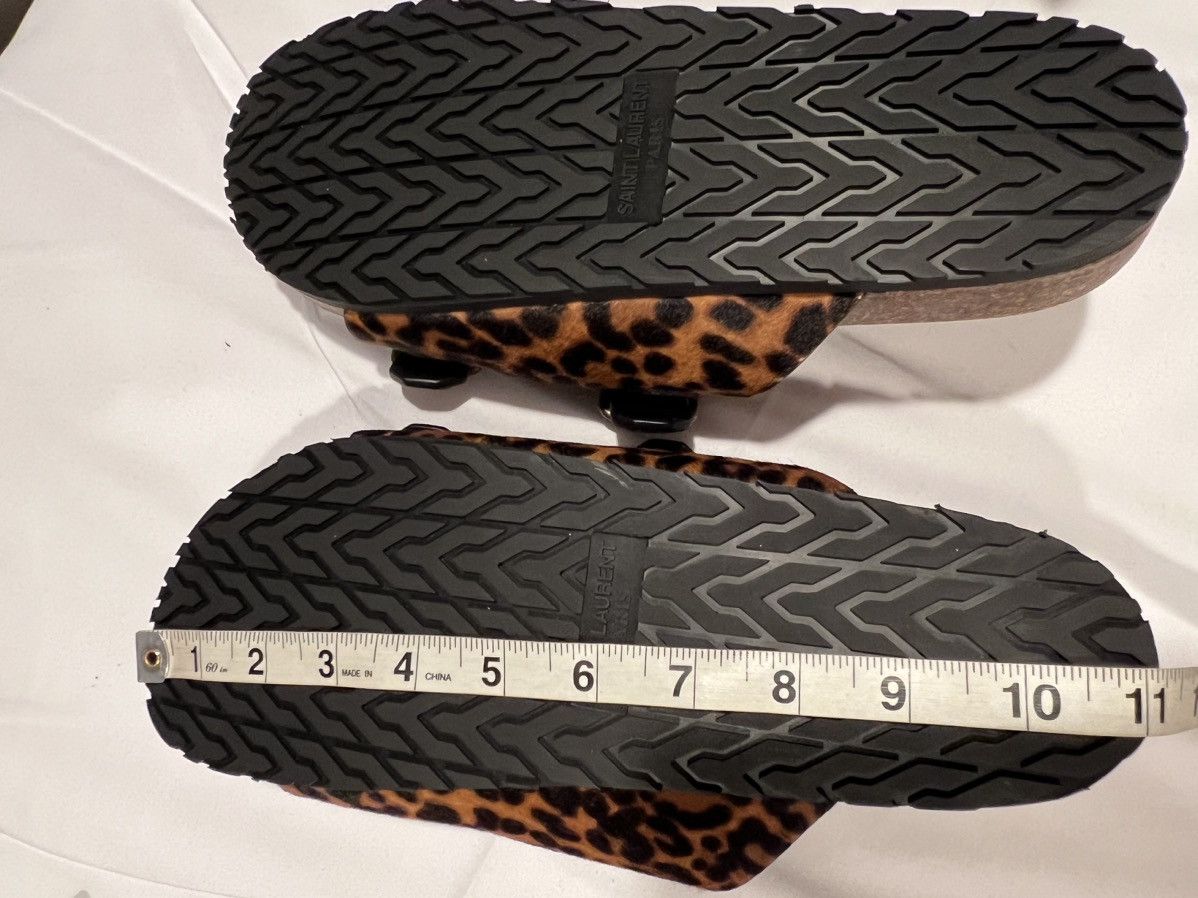 Saint Laurent Paris Saint Laurent pony hair leopard print sandals. 43/10 Size US 10 / EU 43 - 8 Thumbnail