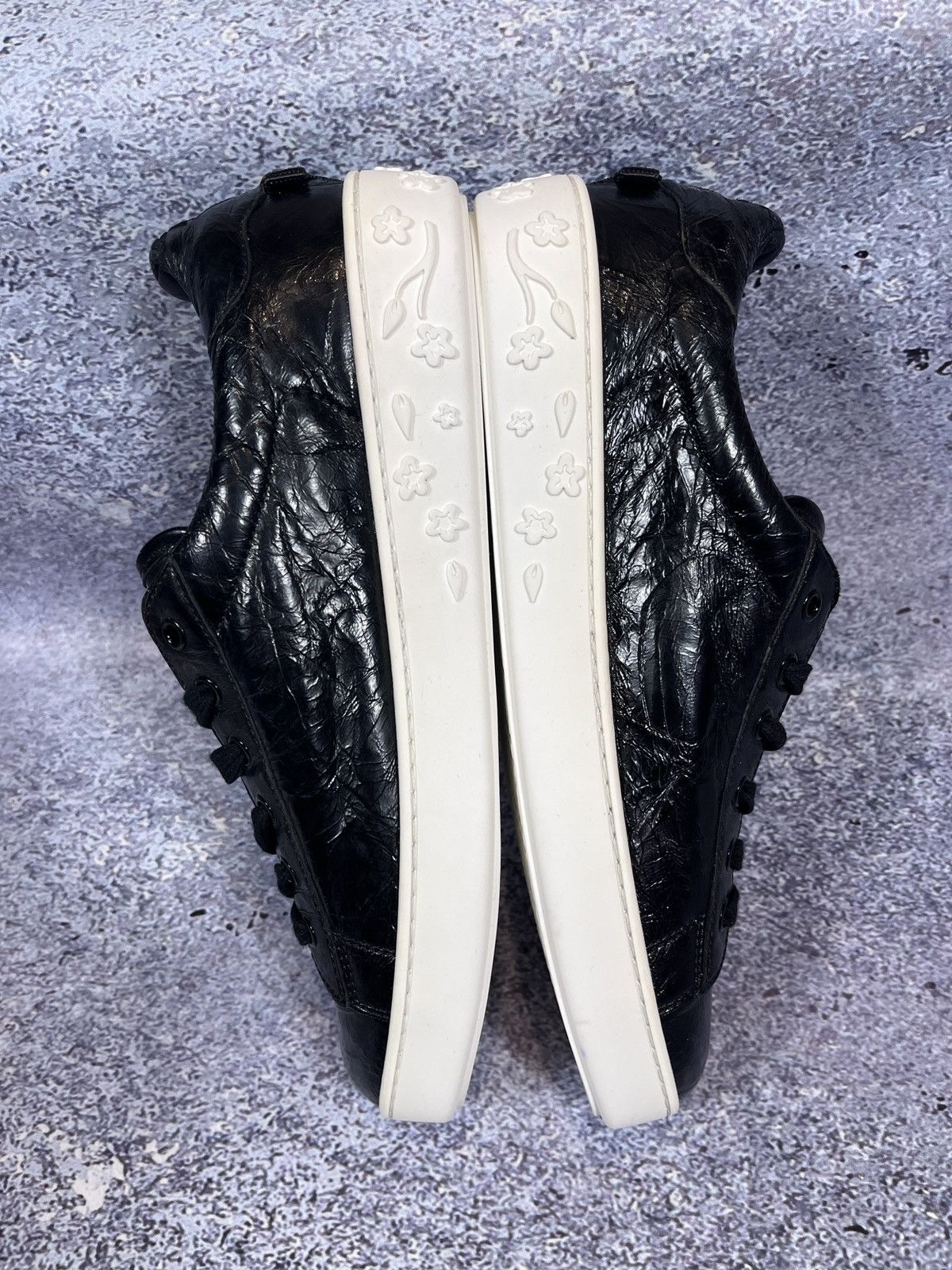 Dior New Dior Black Crinkled Patent Leather Move shoes trainers Size US 8.5 / IT 38.5 - 5 Thumbnail