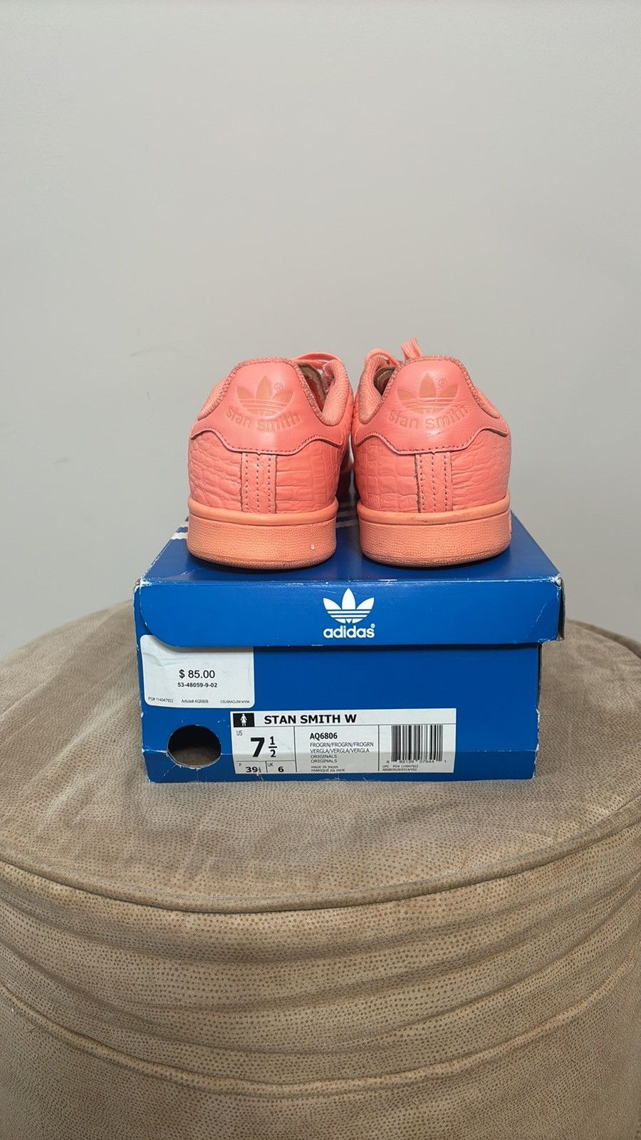 Adidas Adidas Stan Smith Sun Glow Orange Size US 7.5 / IT 37.5 - 4 Thumbnail