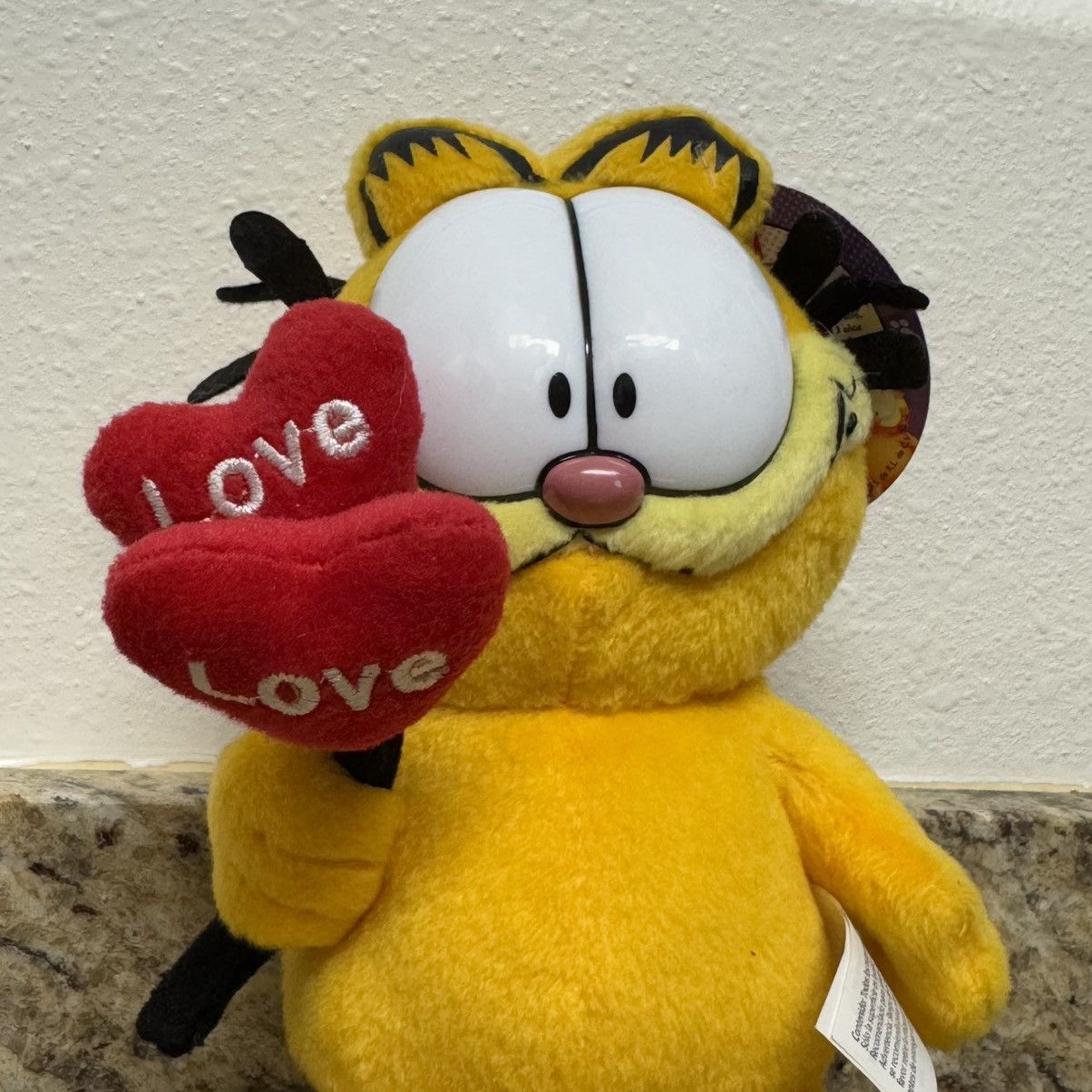 Vintage Vintage Garfield Love Heart Balloon 10" Valentines Plush NWT Size ONE SIZE - 2 Thumbnail