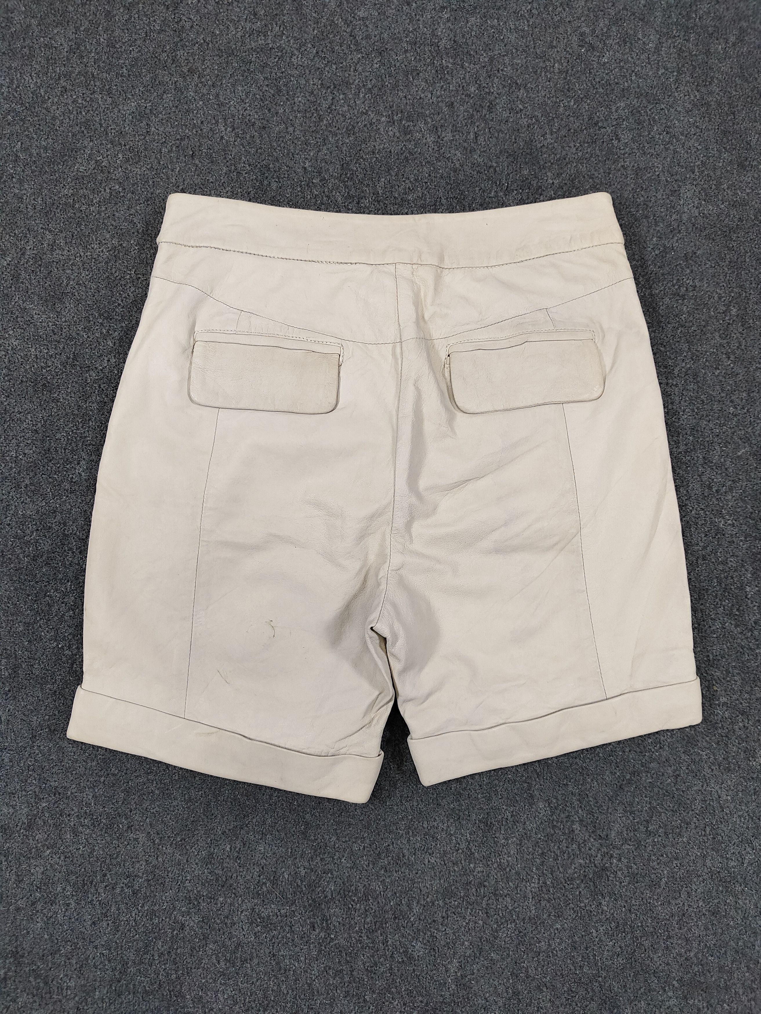Other Birger et Mikkelsen-Minimalist Tailored Napa Leather Shorts Size 28" / US 6 / IT 42 - 5 Thumbnail