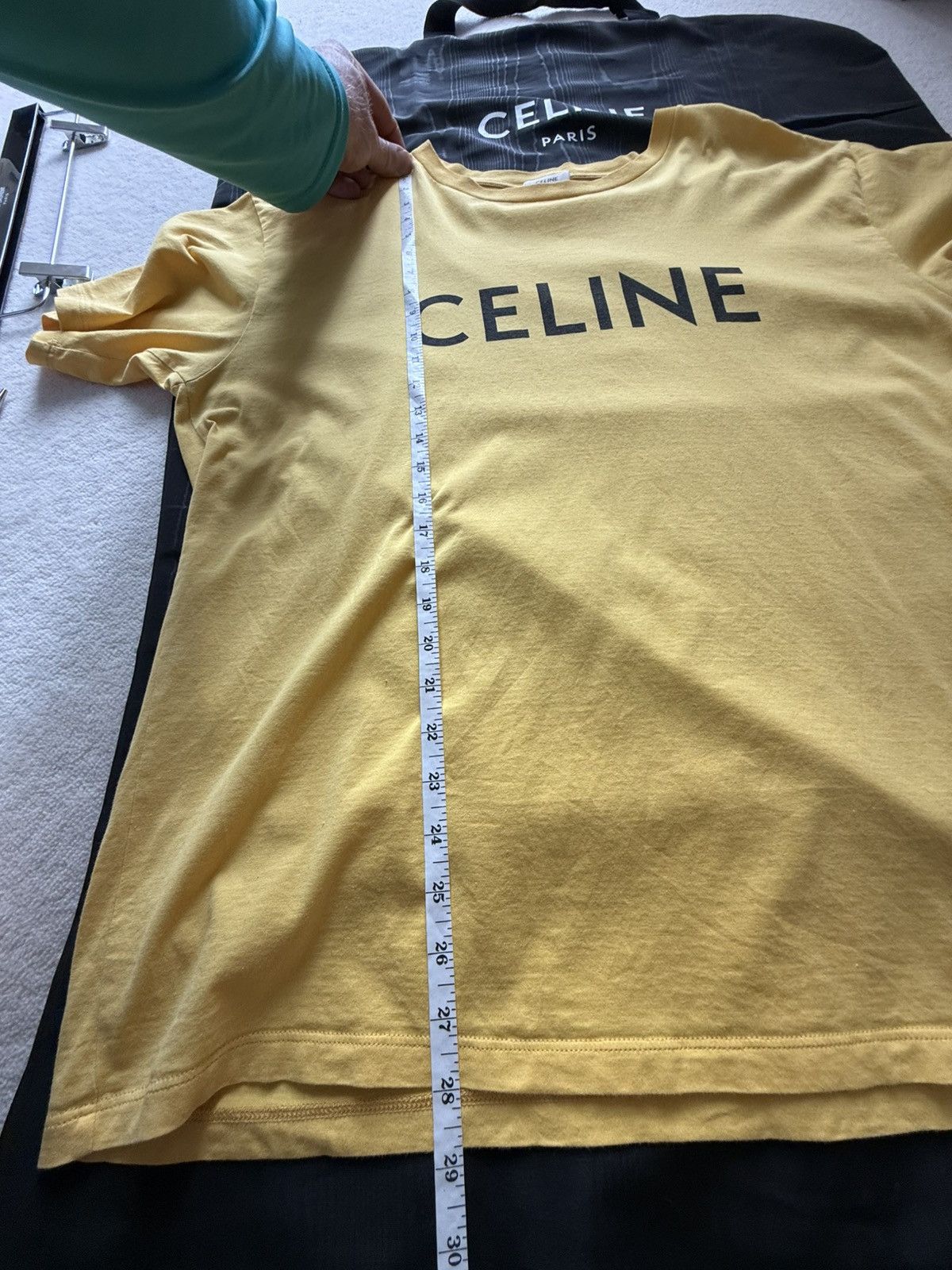 Celine Celine Hedi Slimane monochrome collection logo T shirt L Size US L / EU 52-54 / 3 - 5 Thumbnail
