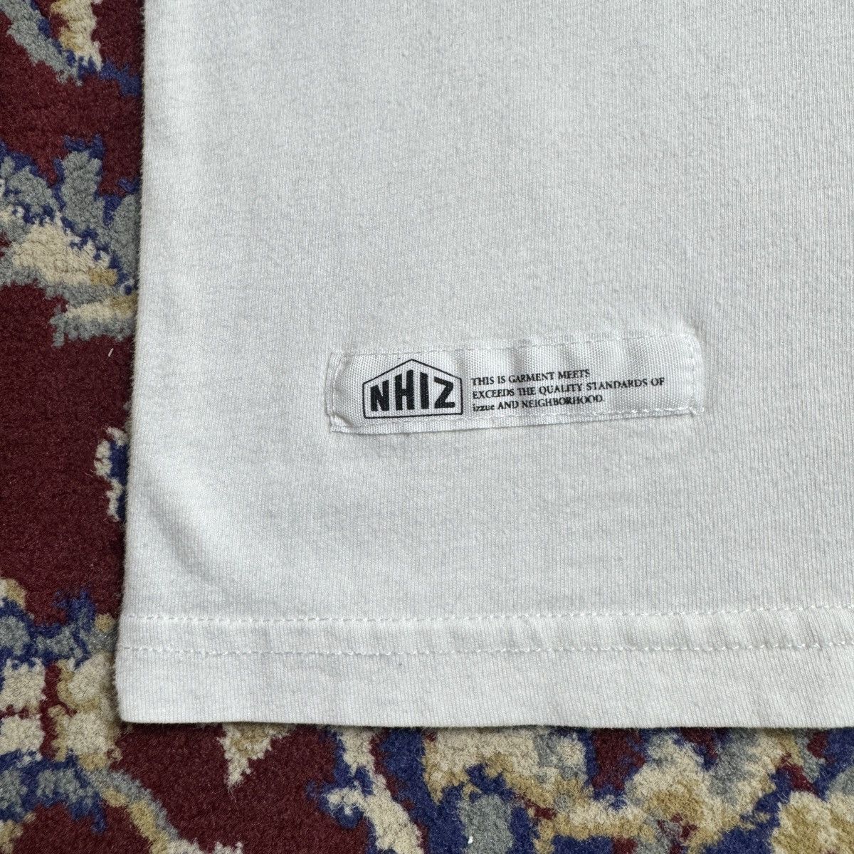 Neighborhood NHIZ Neighborhood Izzue Skull logo Tee y2k Japanese brand Size US L / EU 52-54 / 3 - 6 Thumbnail