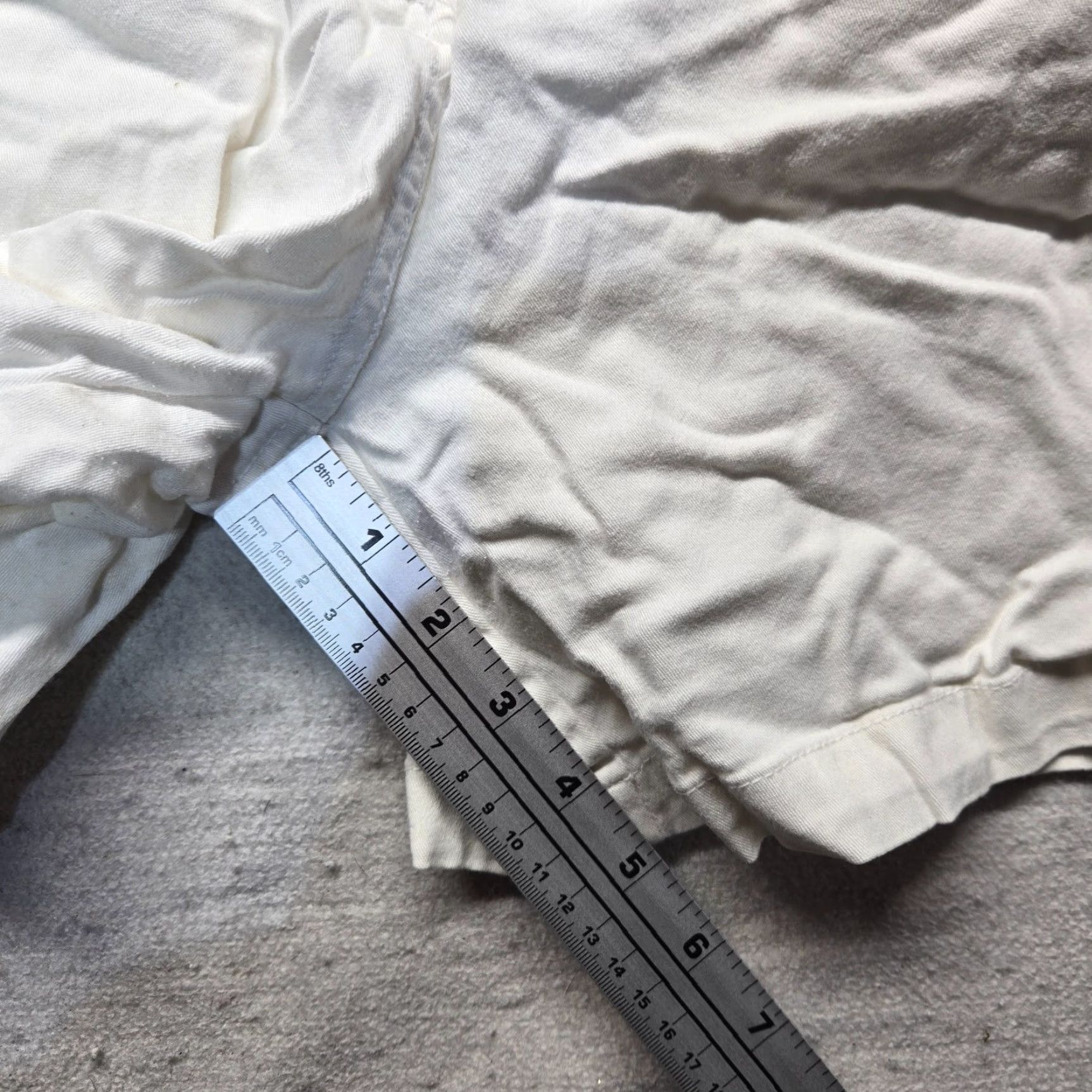Vintage ATIVA Golf Bermuda Shorts Women Size 10 White Adult Casual Polyester Golf Shorts Womens Size 32" / US 10 / IT 46 - 5 Thumbnail