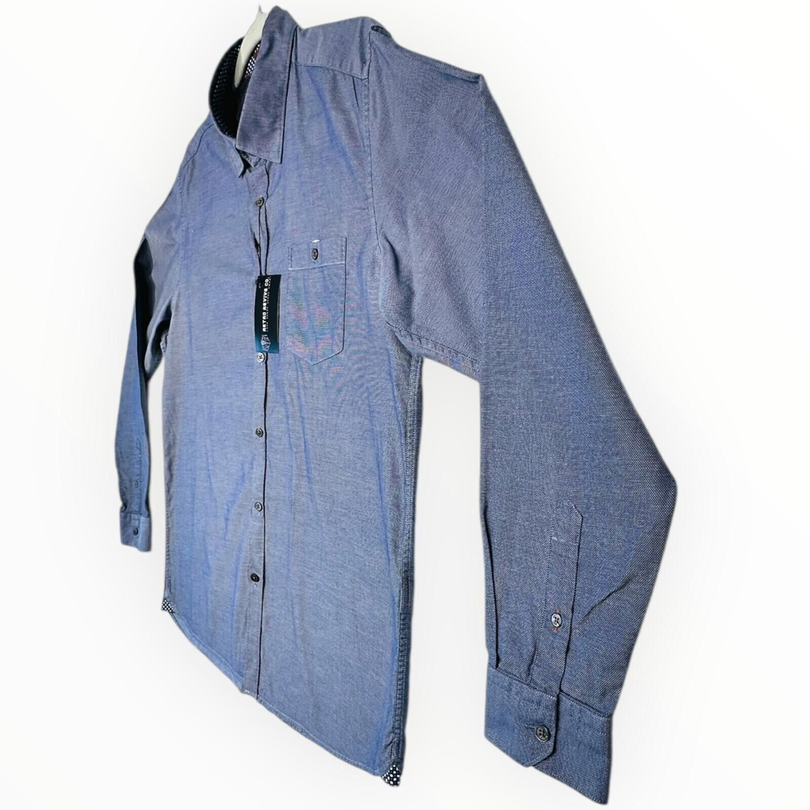 Ted Baker Ted Baker 6 Shirt Men's UK Size 2XL Blue Ditsy Print Button Size 48R - 3 Thumbnail