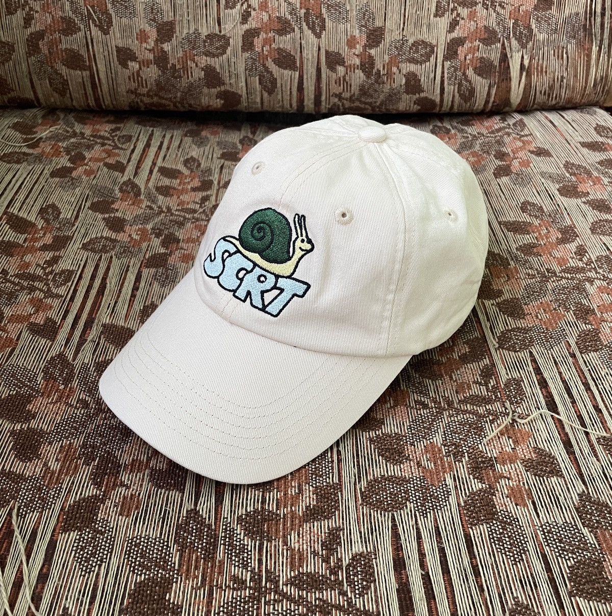 SCRT SCRT Snail logo Beige Cap Stay Creative Co. Size ONE SIZE - 1 Thumbnail