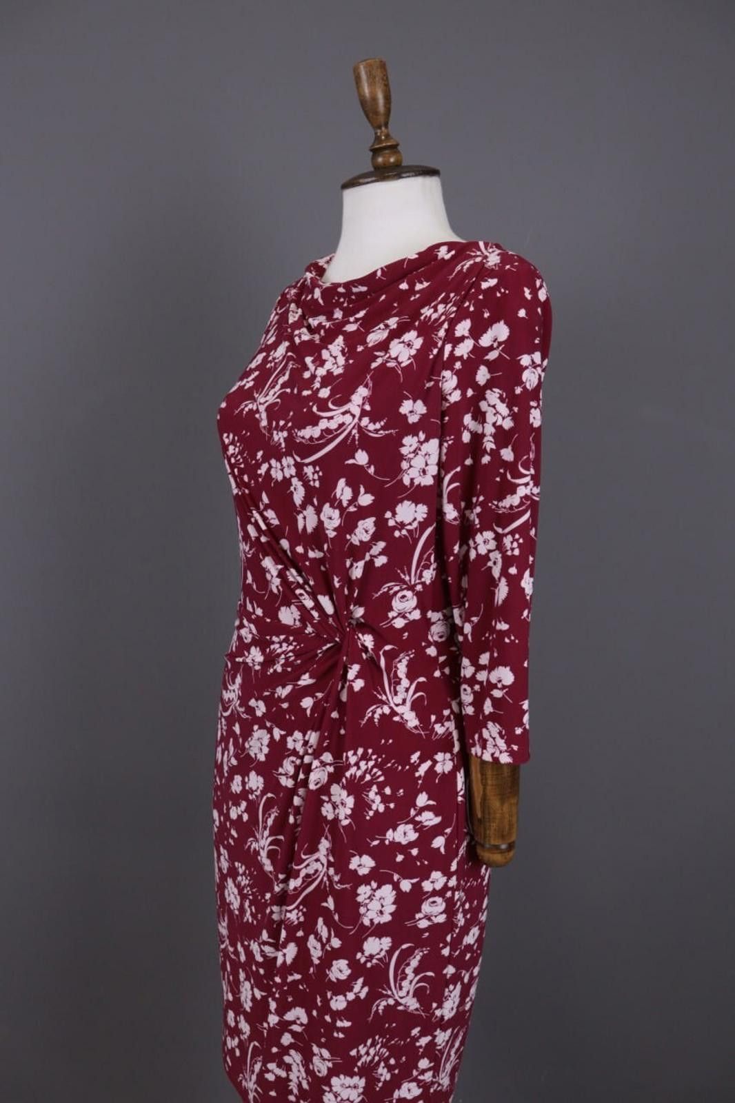Lauren Ralph Lauren Ladies Ralph Lauren Red Floral Evening Dress Size 10 Size L / US 10 / IT 46 - 9 Thumbnail