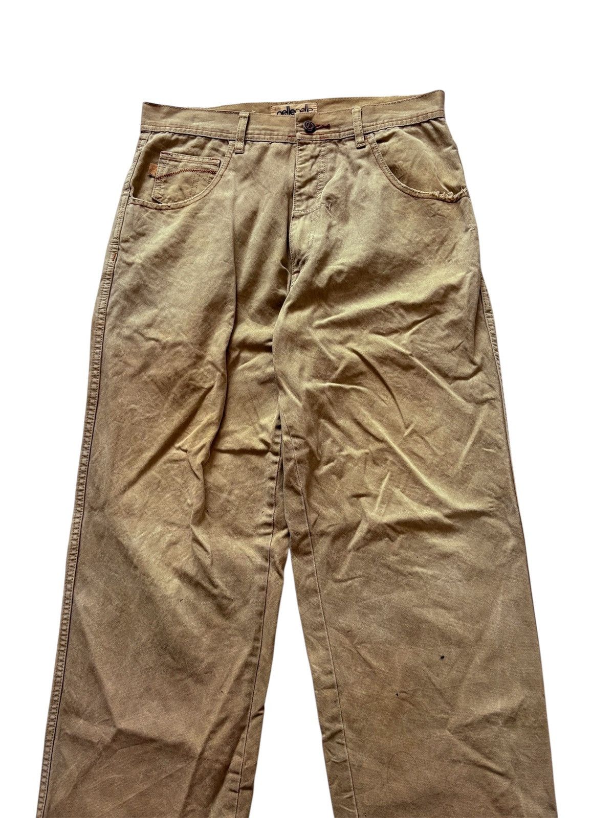 Pelle Pelle PELLE PELLE BAGGY TROUSER PANTS Size US 32 / EU 48 - 2 Thumbnail