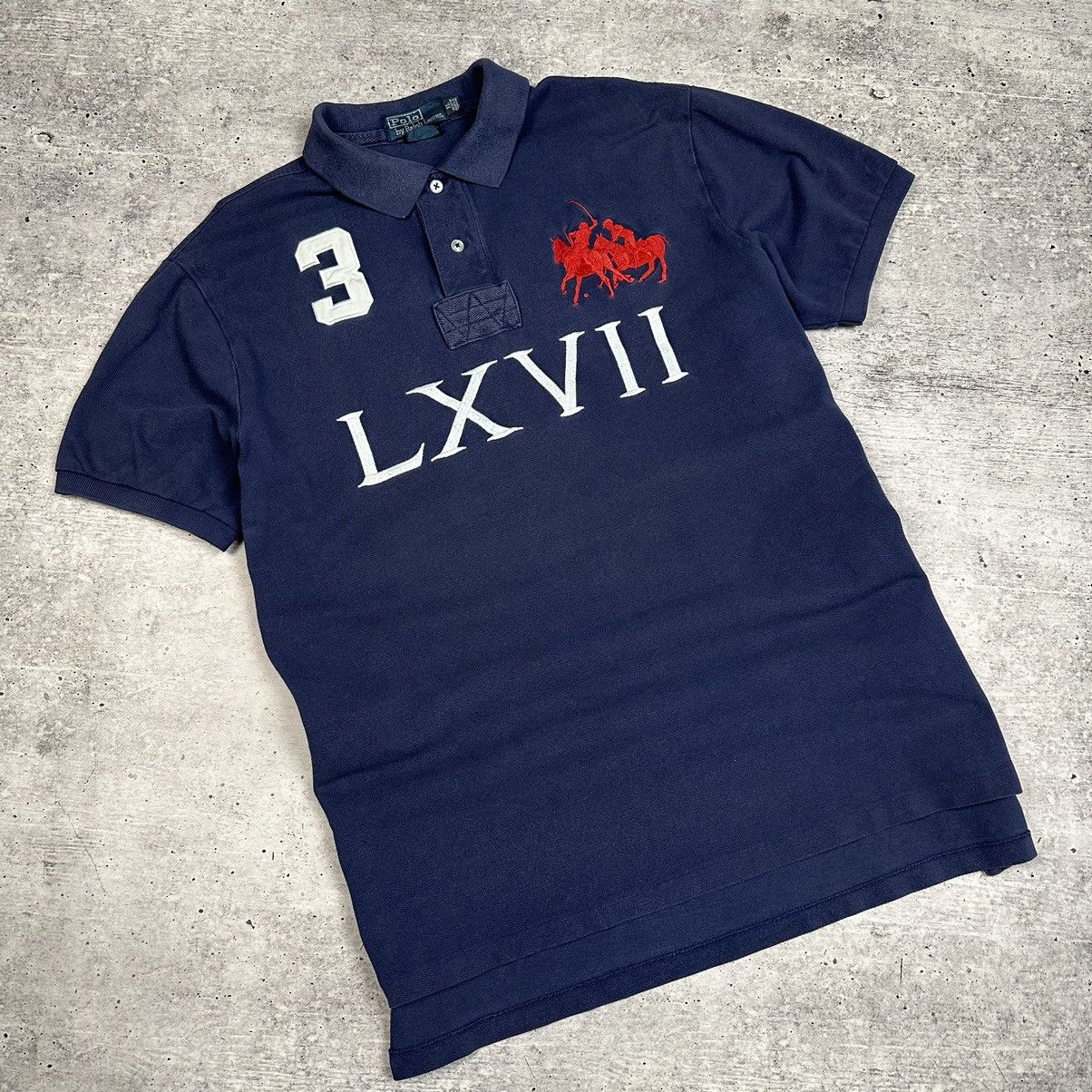 Designer Ralph Lauren Big Pony Chief Keef Style Polo Shirt Size XL Size US XL / EU 56 / 4 - 1 Thumbnail