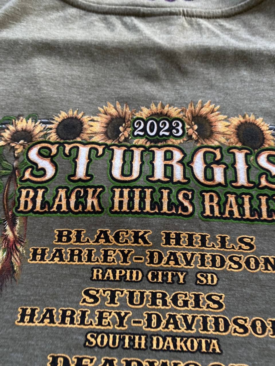 Harley Davidson × Vintage Crazy Harley Davidson 2023 Sturgis Black Hills Rally T-Shirt Size US M / EU 48-50 / 2 - 11 Thumbnail