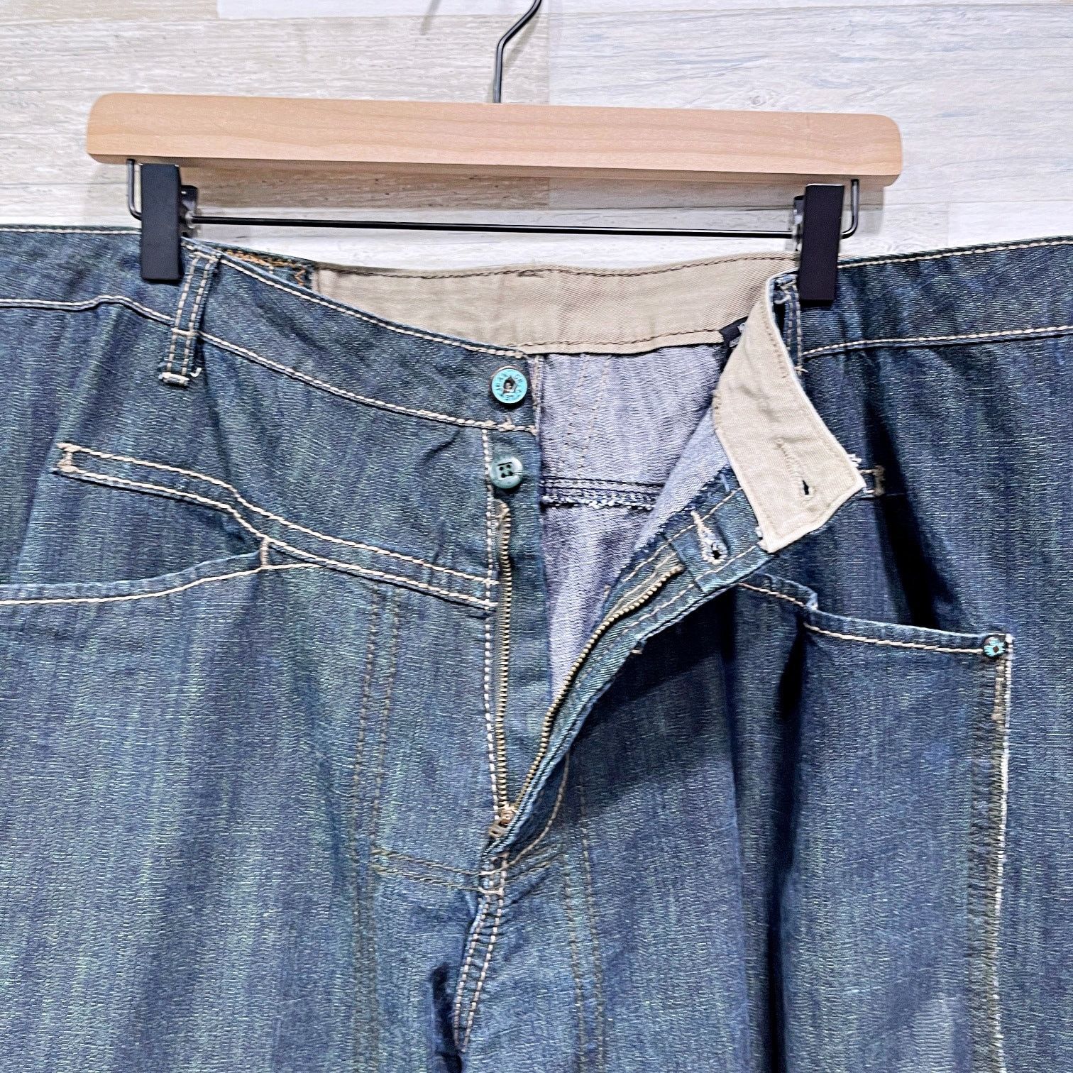 Marithe + Francois Girbaud Marithe Francois Girbaud Dark Straight Jeans Y2K 42x33 Size US 42 / EU 58 - 3 Thumbnail