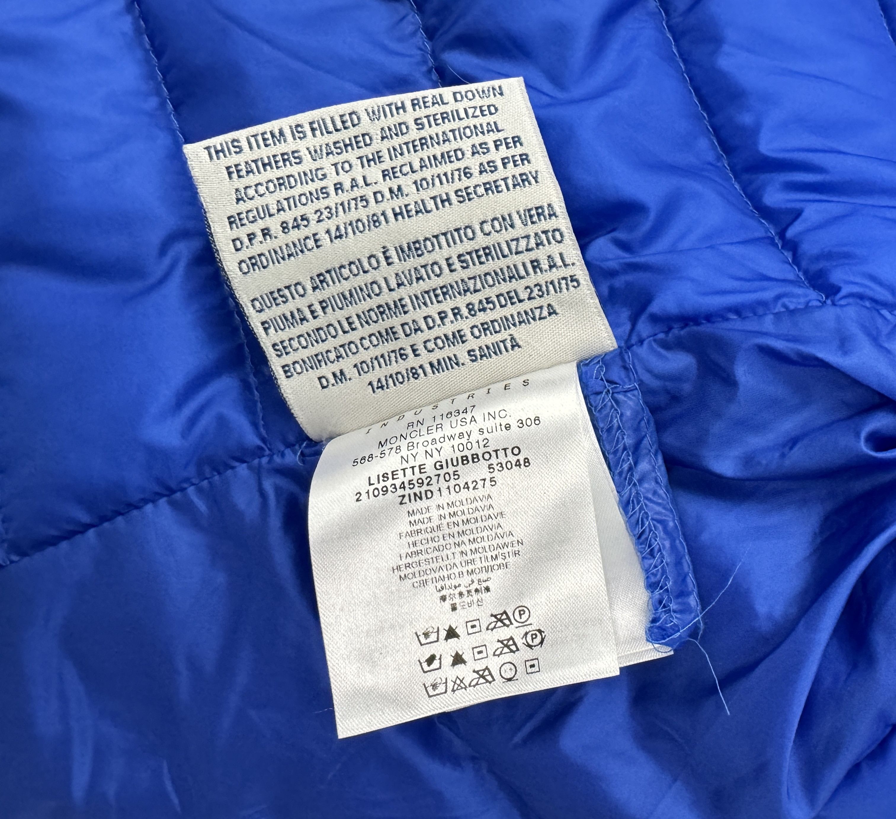 Moncler Moncler Lisette Down Jacket Light Puffer Navy Blue Size 2 Size M / US 6-8 / IT 42-44 - 11 Thumbnail