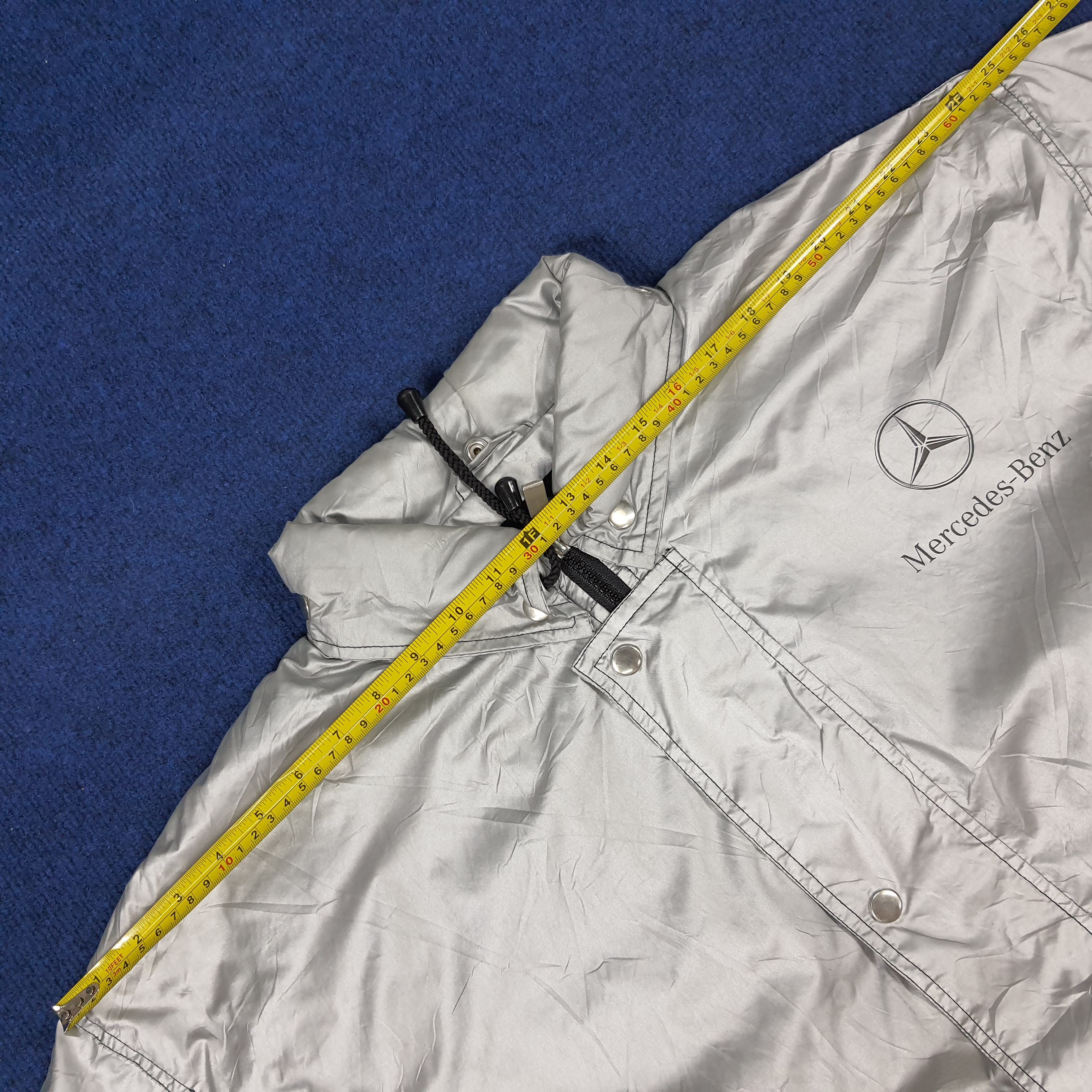 Mercedes-Benz × Vintage Vintage Mercedes Benz Safety Reflection Raincoat Windbreaker Size US XXL / EU 58 / 5 - 10 Thumbnail
