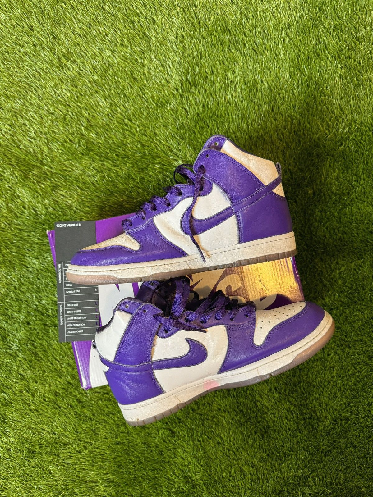 Nike SB Nike SB Dunk High Purple Size US 9.5 / EU 42-43 - 3 Thumbnail