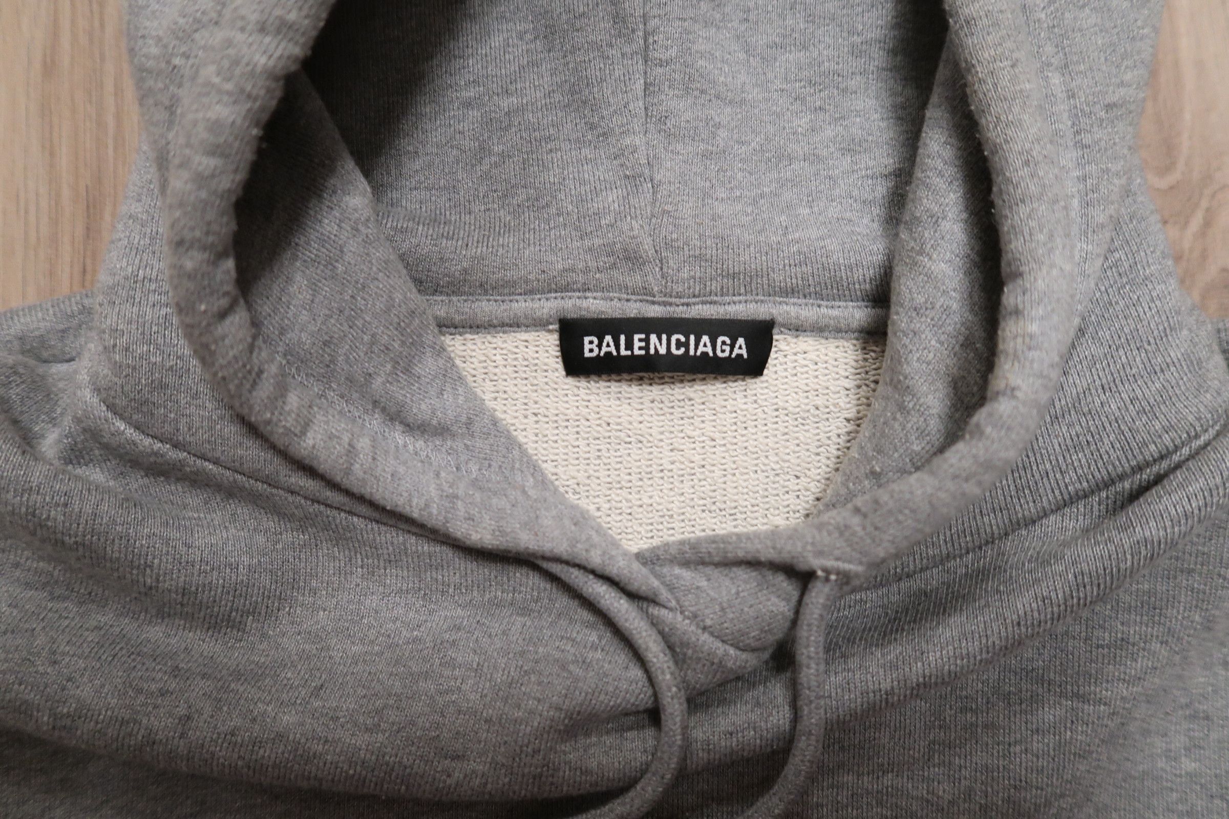 Balenciaga Balenciaga Grey BB Hoodie Oversized Size US XXS / EU 40 - 4 Thumbnail