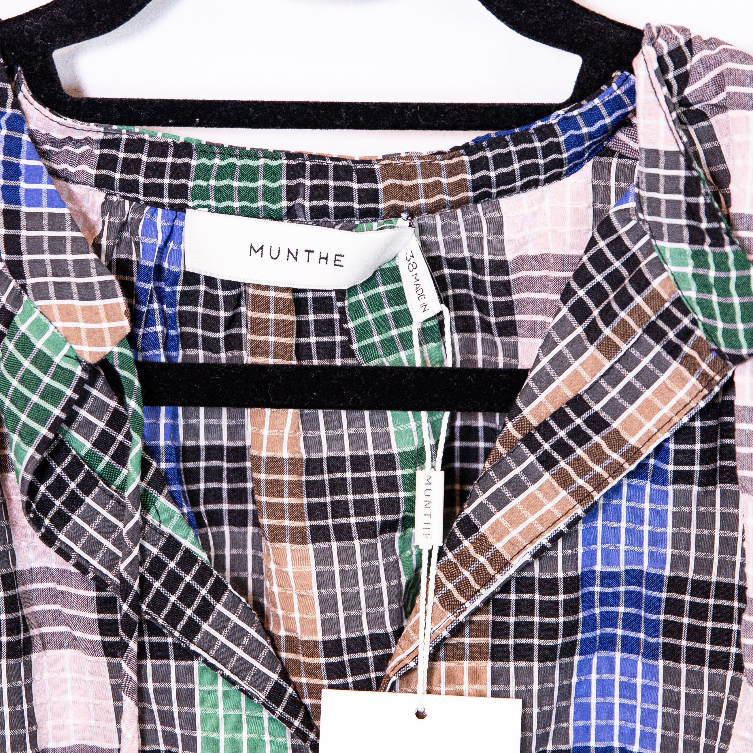 MUNTHE NEW Munthe Varrel Organic Cotton Multi Check Size S / US 4 / IT 40 - 2 Thumbnail
