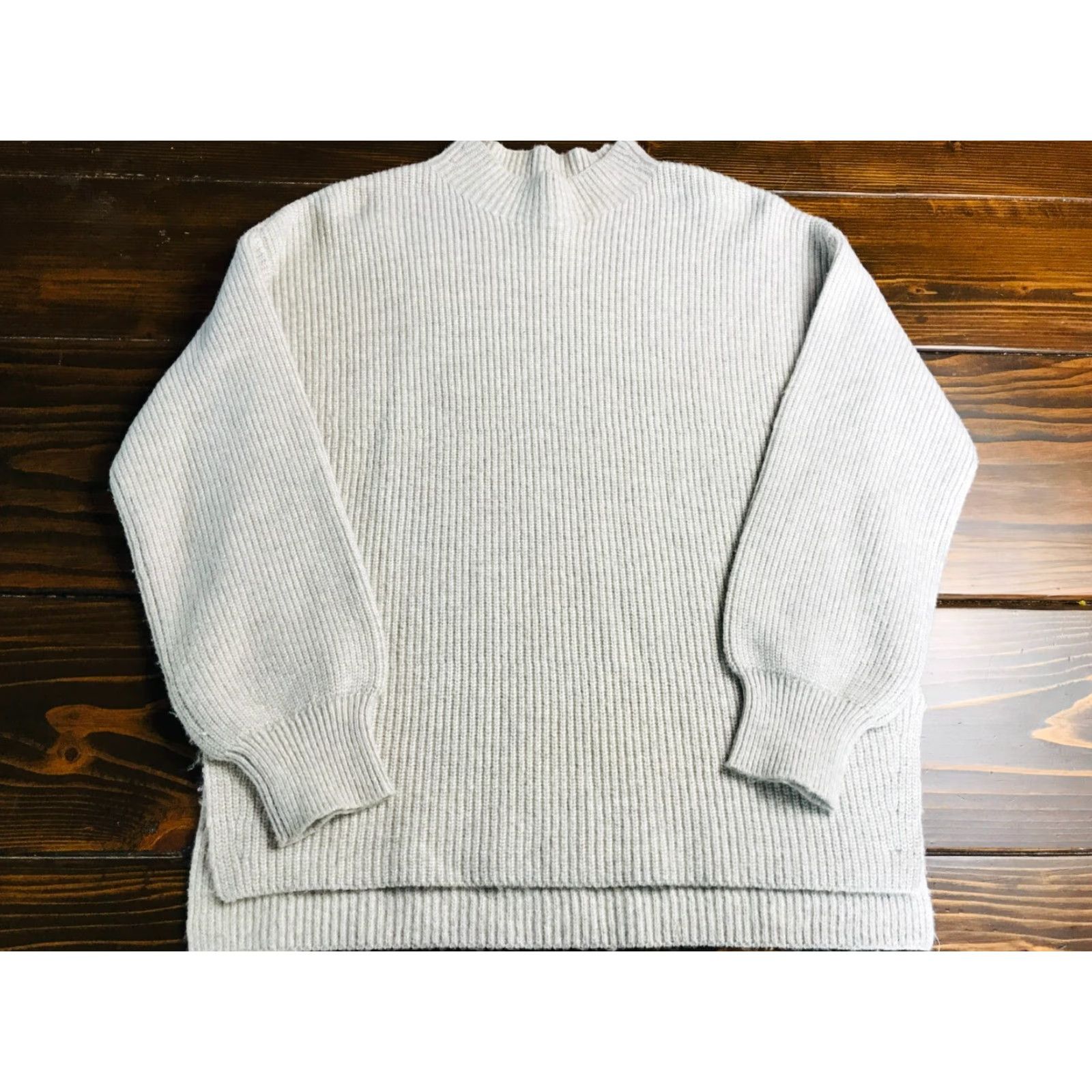 Gap Gap Sweater Women XS Tan Mock Neck Pullover Oversized Knit Solid Size XS / US 0-2 / IT 36-38 - 2 Thumbnail