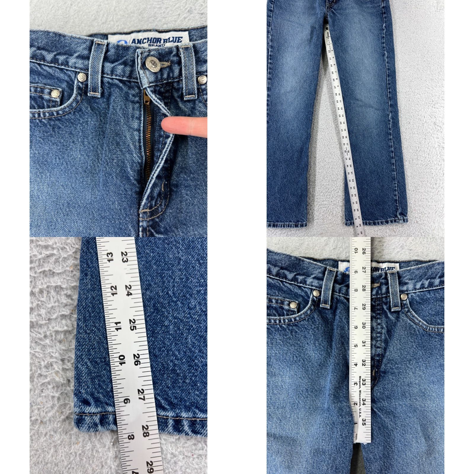 Anchor Blue VINTAGE AnchorBlue Jeans Women 3 Blue Denim Bootcut 100% Cotton Canada Size 26" / US 2 / IT 38 - 8 Thumbnail