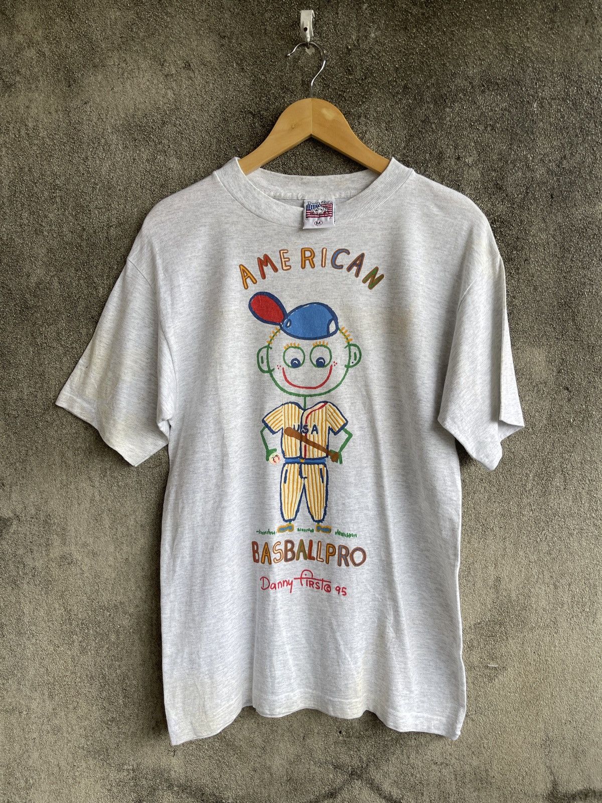 Cartoon Network Rare🔥Vtg 90’s Danny First American Basballpro Arts Tee Size US M / EU 48-50 / 2 - 1 Thumbnail