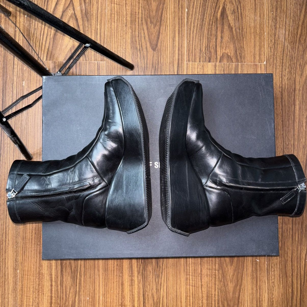 Raf Simons Raf Simons AW22-23 Avant-Garde Platform Ankle Boots Size US 9 / IT 39 - 14 Thumbnail