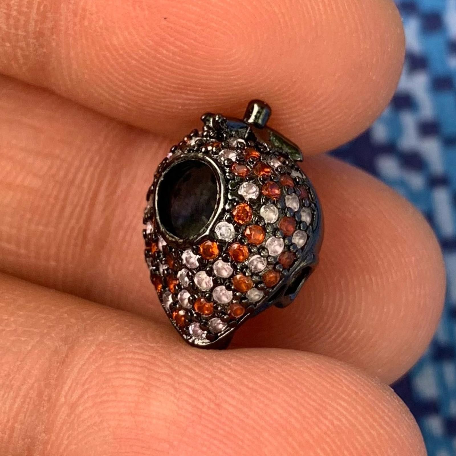 Other NWOT Strawberry Skull Bead Charm Sterling Silver 925 Size ONE SIZE - 7 Thumbnail