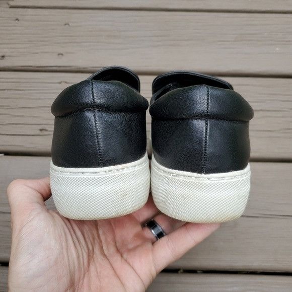 Other Jslides Acer Black Leather Platform Slip-On sneaker Trainers Size US 8 / IT 38 - 6 Thumbnail