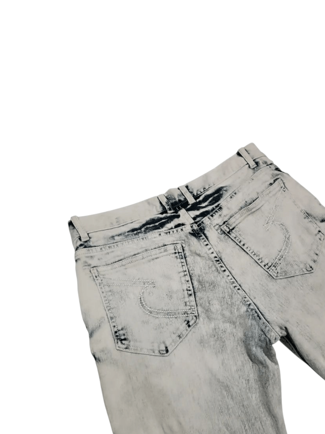 semanticdesign Sematic Design Acid Wash Denim Banana Pant Size US 31 - 3 Thumbnail