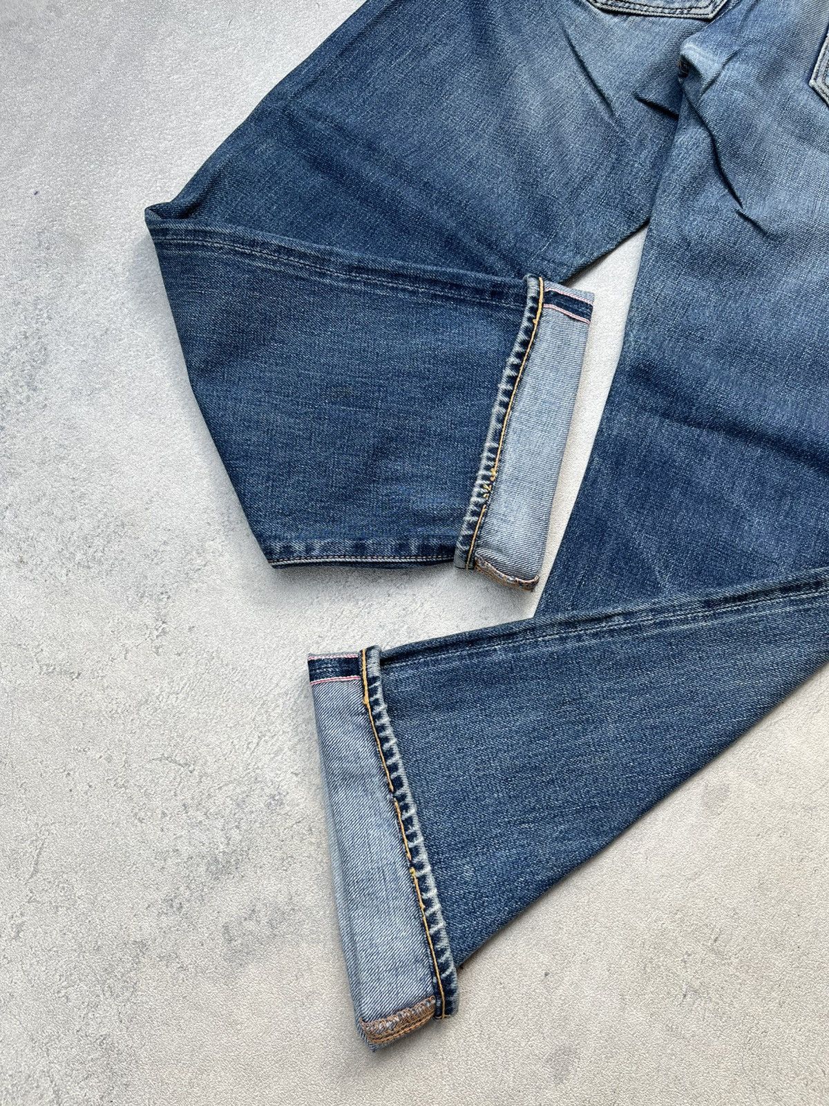 Evisu VINTAGE EVISU SELVEDGE JEANS WHITE SEAGULLS YAMANE JAPAN Size US 32 / EU 48 - 8 Thumbnail