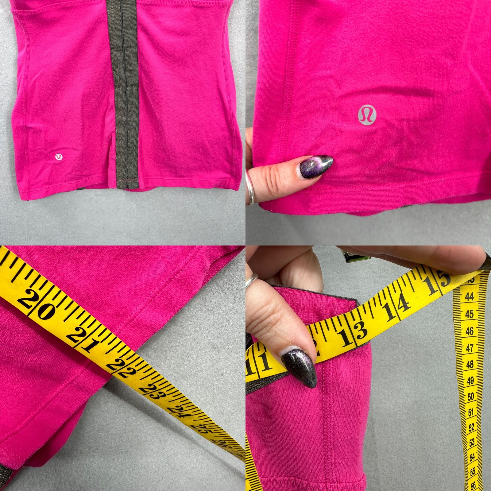 Lululemon Lululemon Insight Double Strap Tank Top Womens 6 Pink Ruched Strappy Preppy Size M / US 6-8 / IT 42-44 - 8 Thumbnail