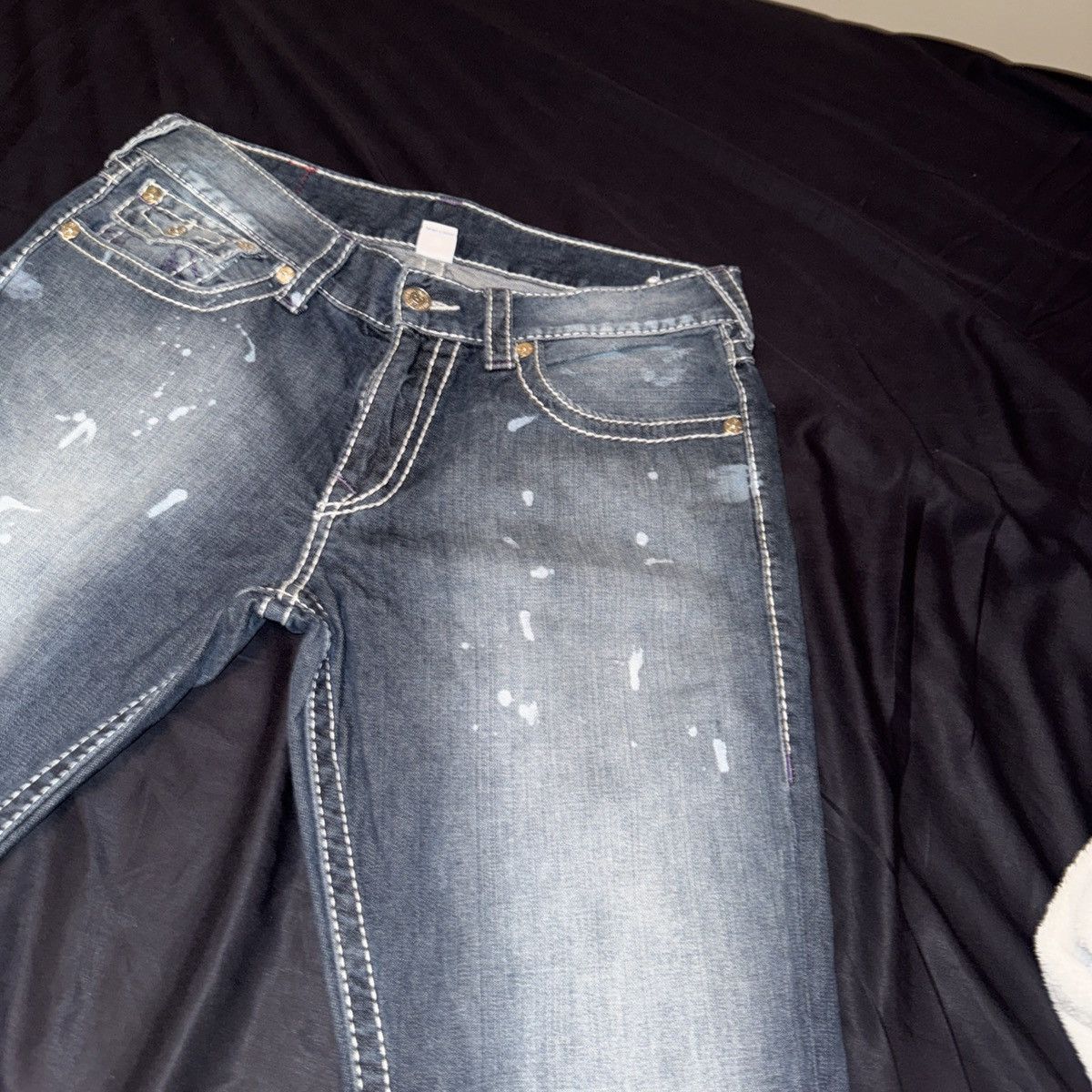 True Religion True Religion Straight Big T Stitch Flap Paint Splatter Size US 34 / EU 50 - 4 Thumbnail