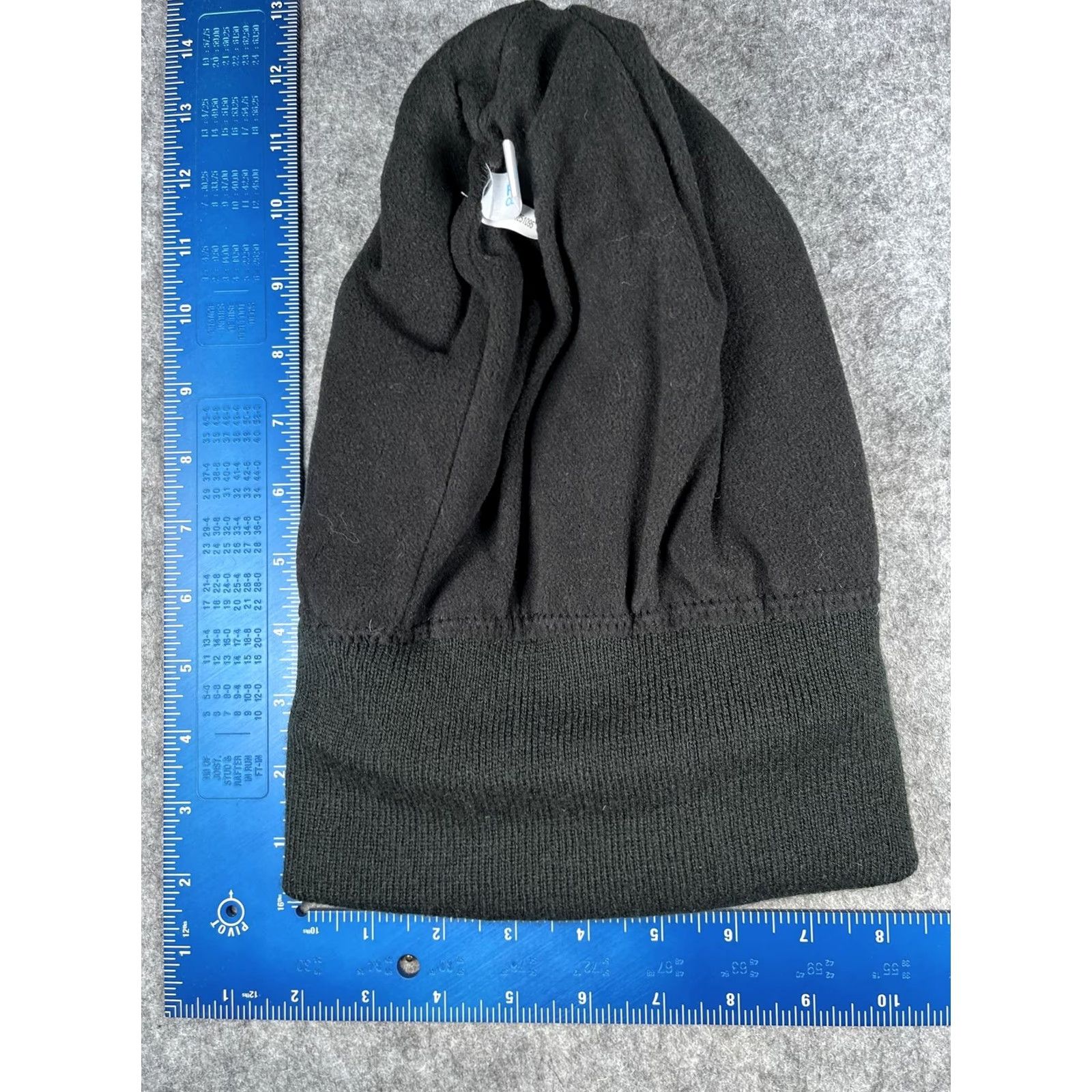 Port & Company Port & Company Beanie Mens One Size Black Lined Thermal Insulated Knit Wool Wirenut Home Services Embroidered Fold-Up Cuff Hat Size ONE SIZE - 6 Thumbnail