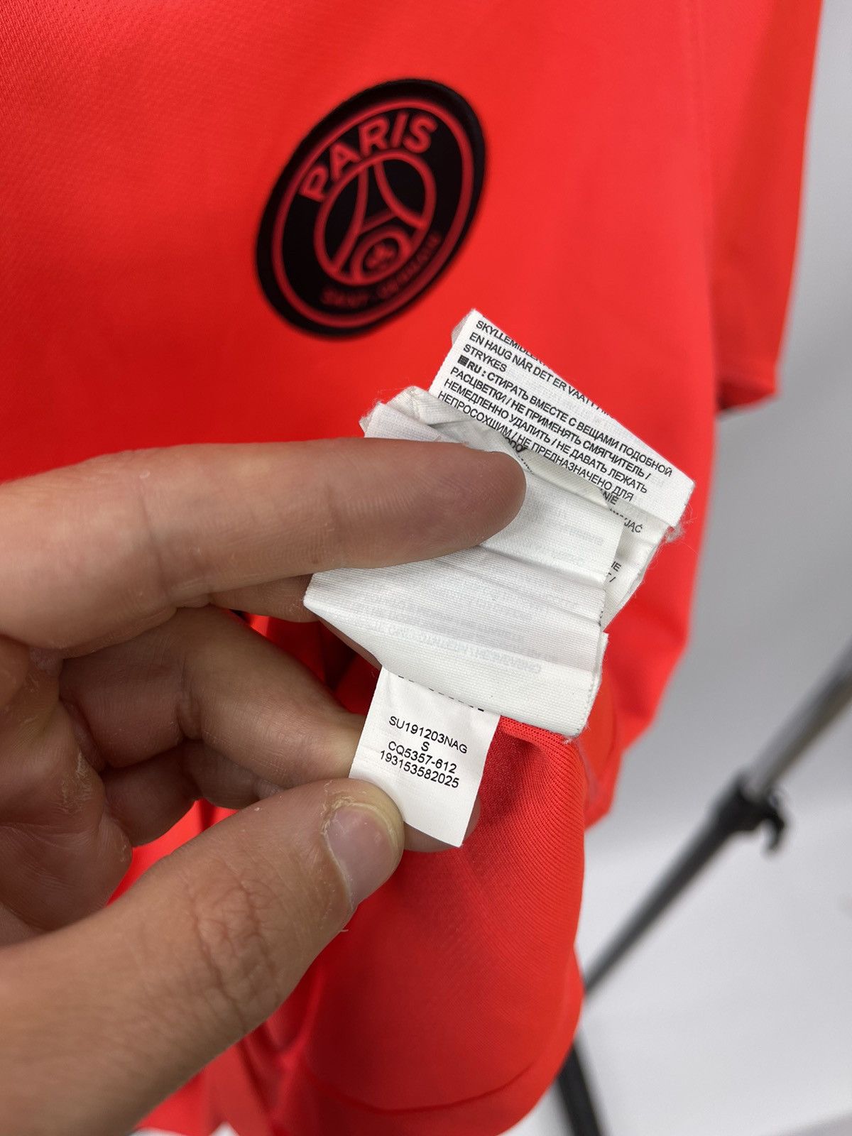 Jordan Brand × Nike PSG PARIS SAINT-GERMAIN 2019/2020 NIKE AIR JORDAN SIZE S Size US S / EU 44-46 / 1 - 7 Thumbnail