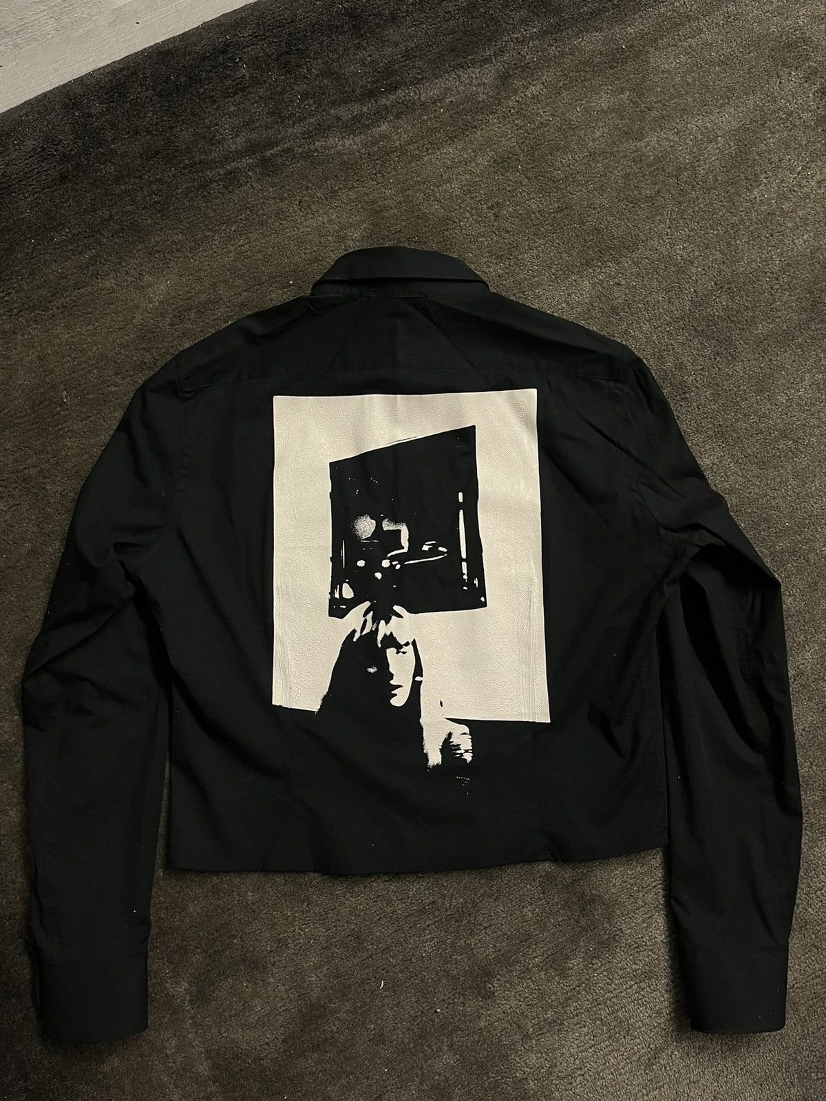 Msftsrep Msftsrep Black Middle Finger Print Shirt Size L Size US L / EU 52-54 / 3 - 6 Thumbnail