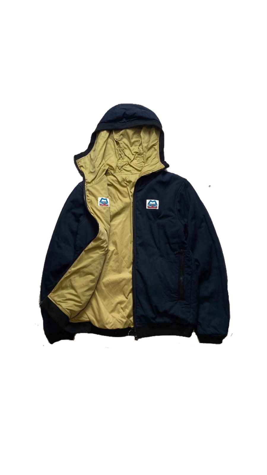 image of Mountain Equipment Reversible Wind/waterproof Hooded Jacket in Blue, Men's (Size Small)