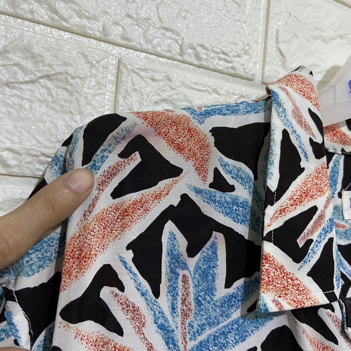 Designer × Yves Saint Laurent Rare 🔥 Yves Saint Laurent Silk Bowling Shirt Size US L / EU 52-54 / 3 - 8 Thumbnail