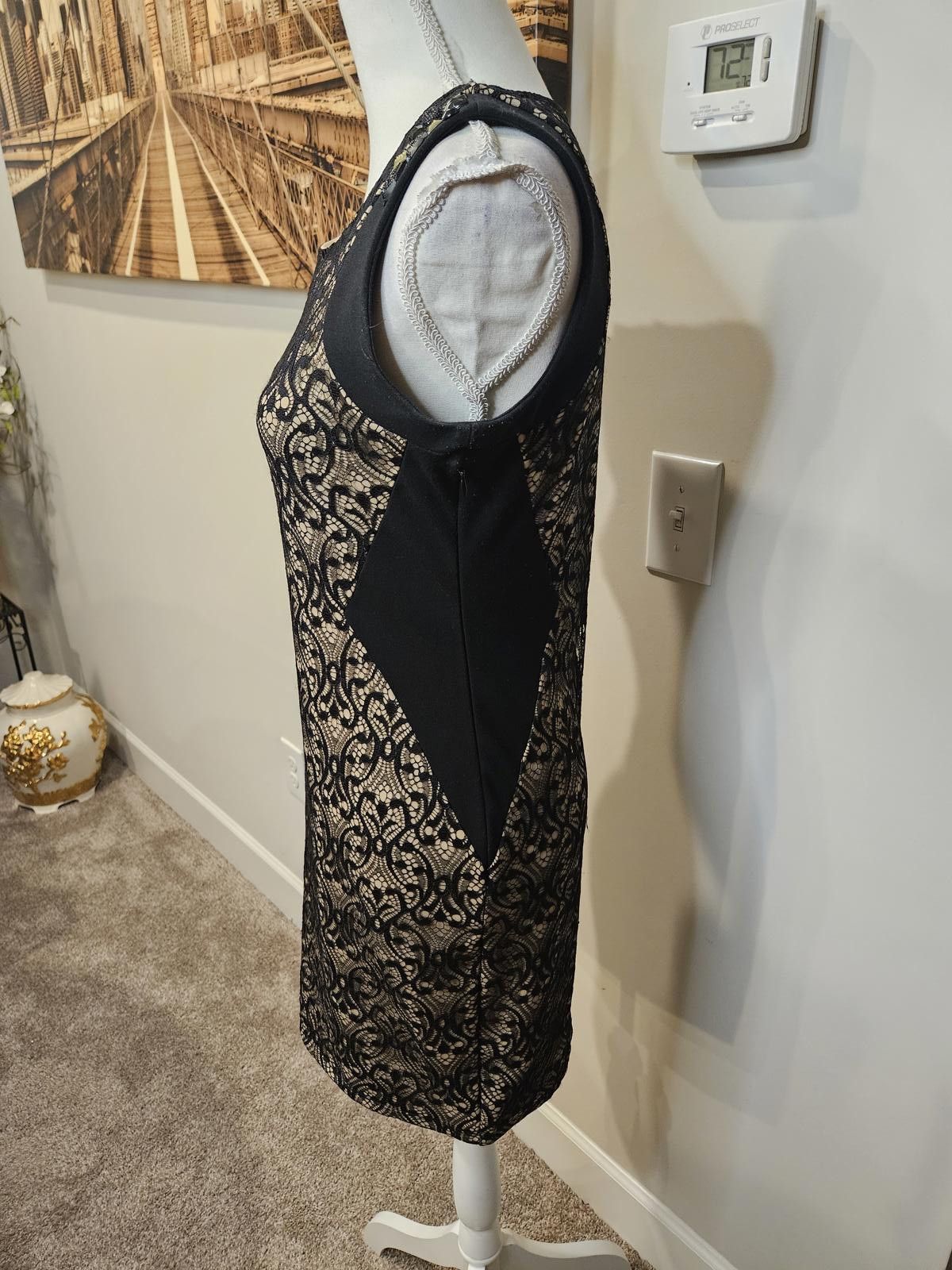 Designer Gianni Bini Women's Black Lace Dress Size S / US 4 / IT 40 - 2 Thumbnail