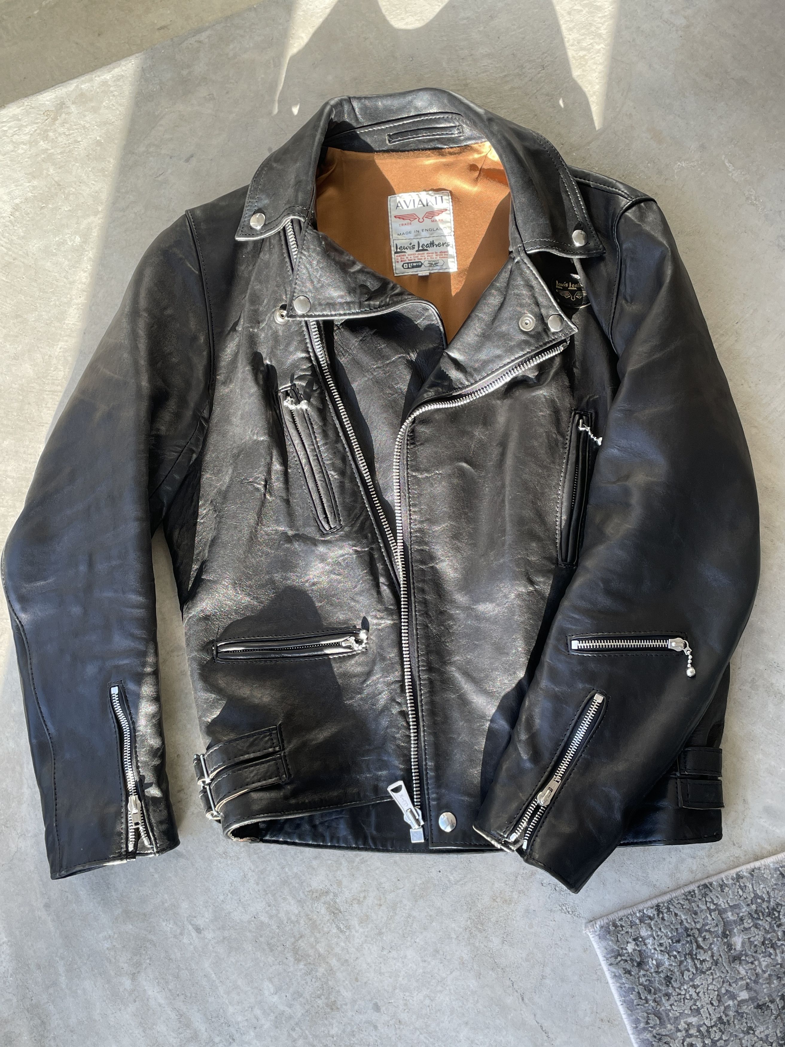 Lewis Leathers Lewis Leathers 402t Lighting Sheep Leather jacket Size US S / EU 44-46 / 1 - 16 Thumbnail