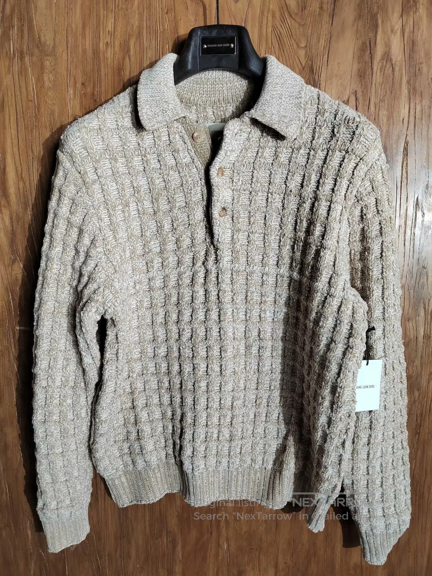 Aime Leon Dore ALD Aime Leon Dore Waffle Knit Sweater. Size US S / EU 44-46 / 1 - 1 Thumbnail