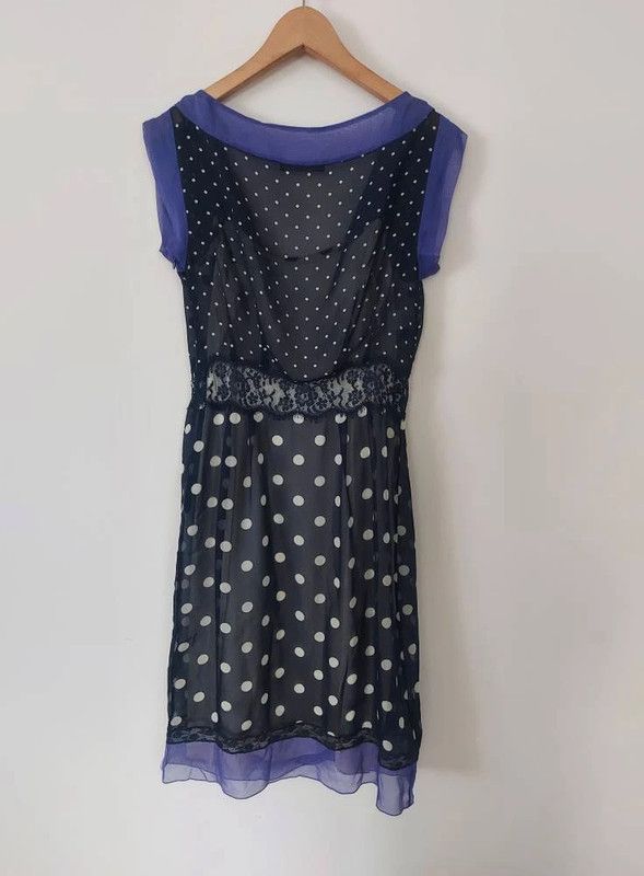 Alberta Ferretti Alberta Ferretti silk dress 8/10 Size S / US 4 / IT 40 - 4 Thumbnail